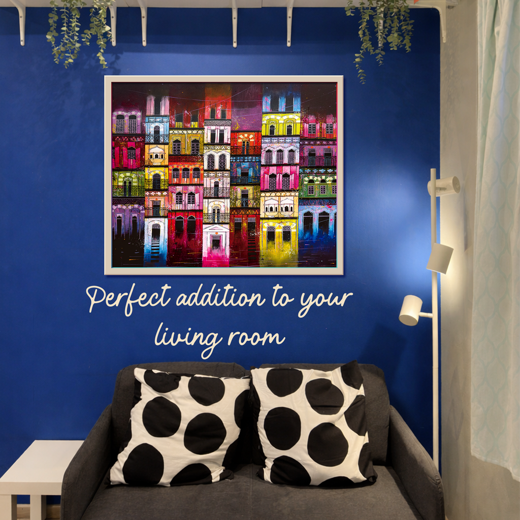 Haveli Colorful Houses 500pcs Painting X Puzzle