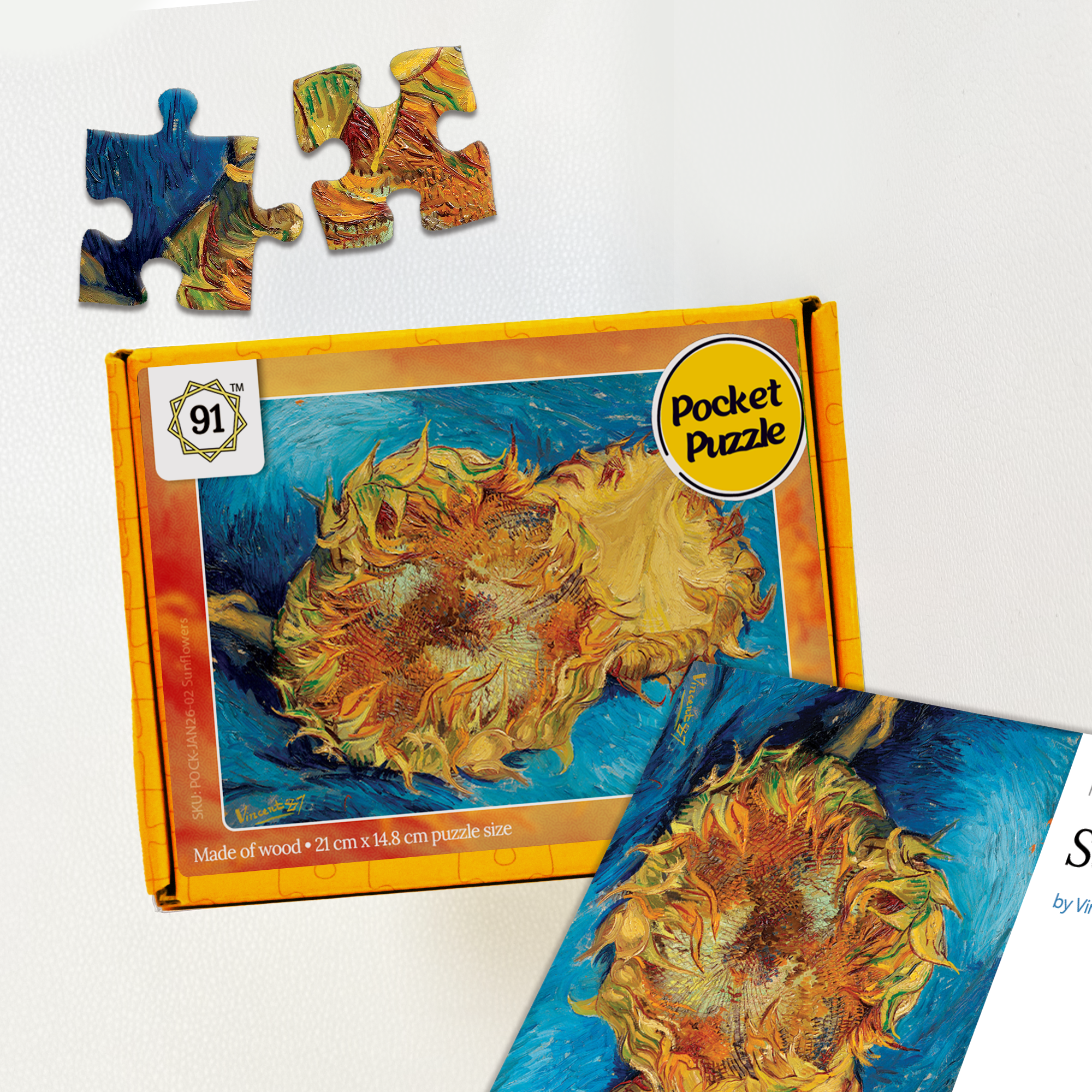 Sunflowers (1887) Pocket Puzzle