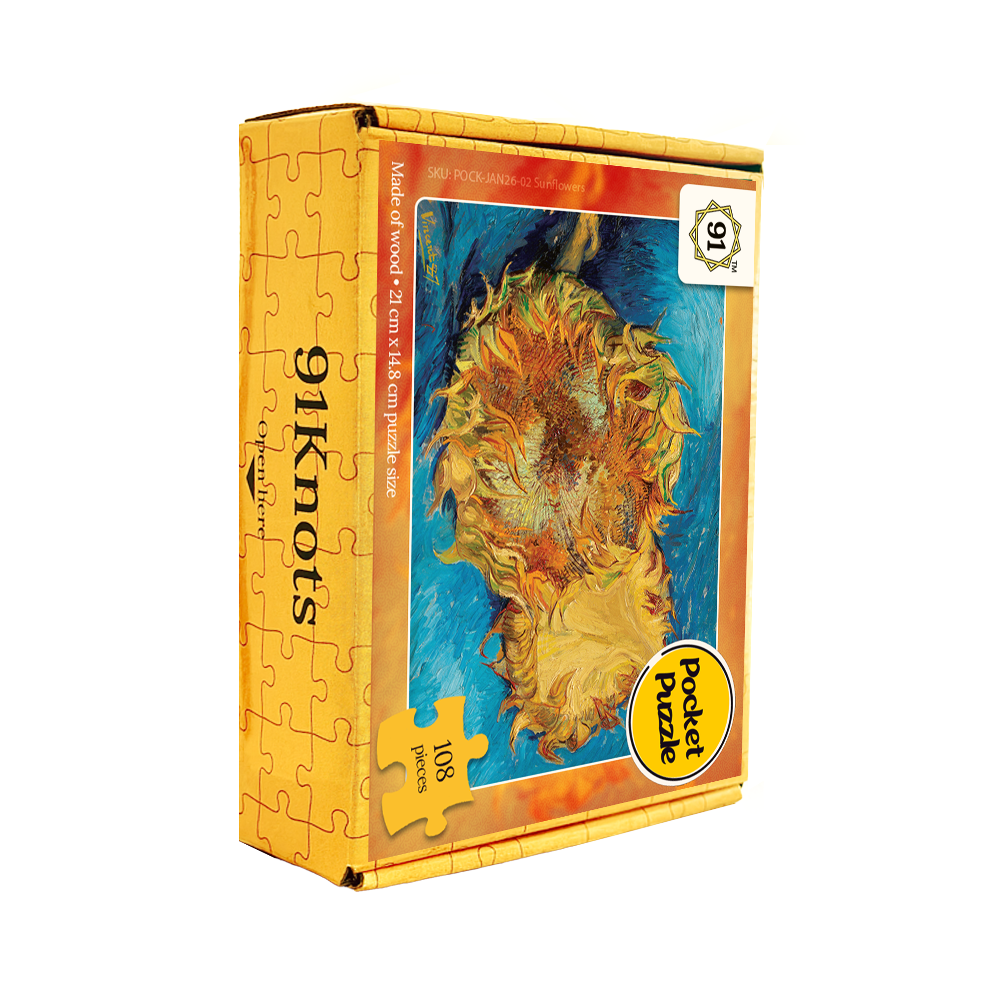 Sunflowers (1887) Pocket Puzzle