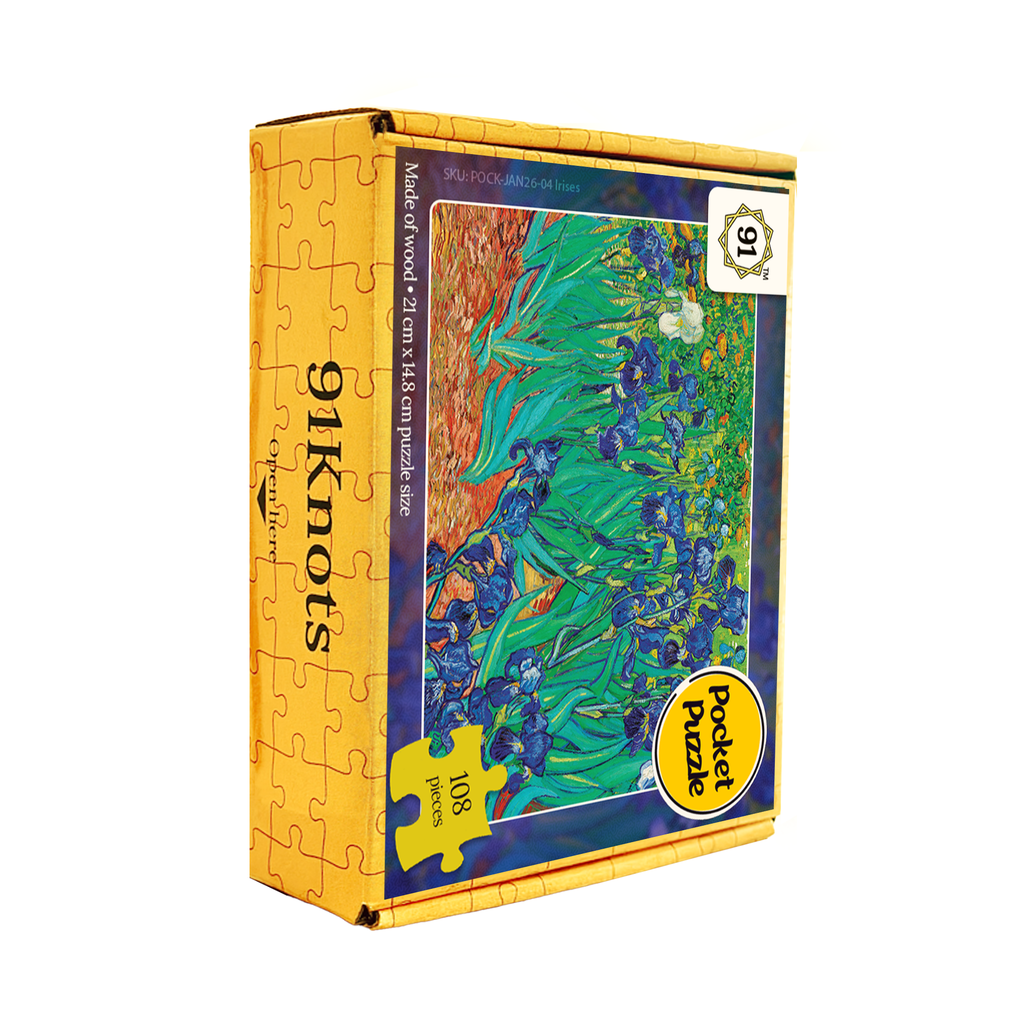 Irises (1889) Pocket Puzzle