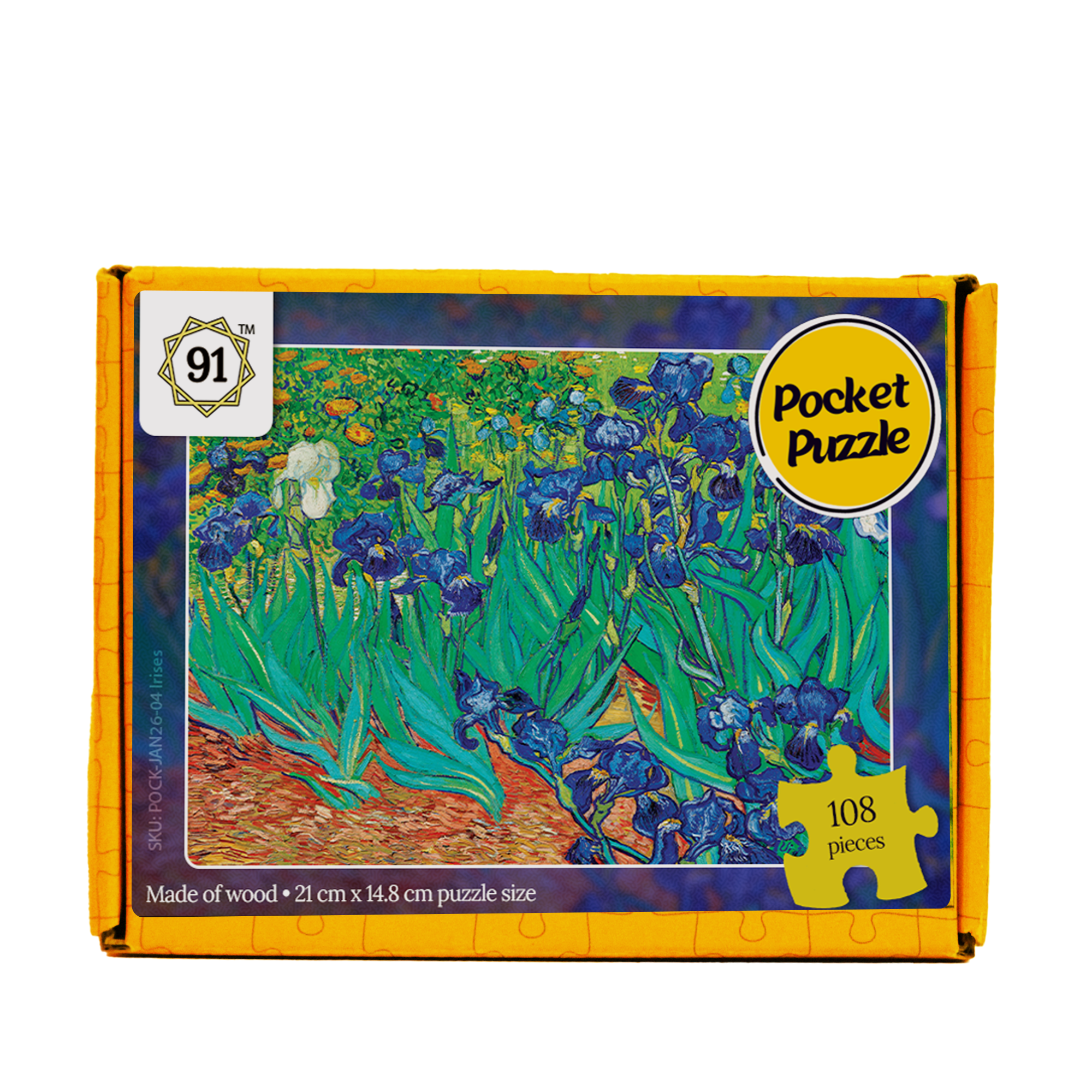 Irises (1889) Pocket Puzzle