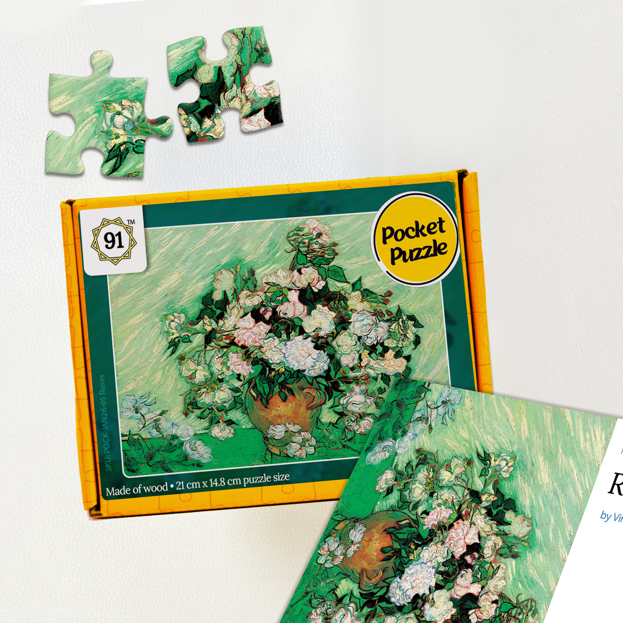Roses (1890) Pocket Puzzle