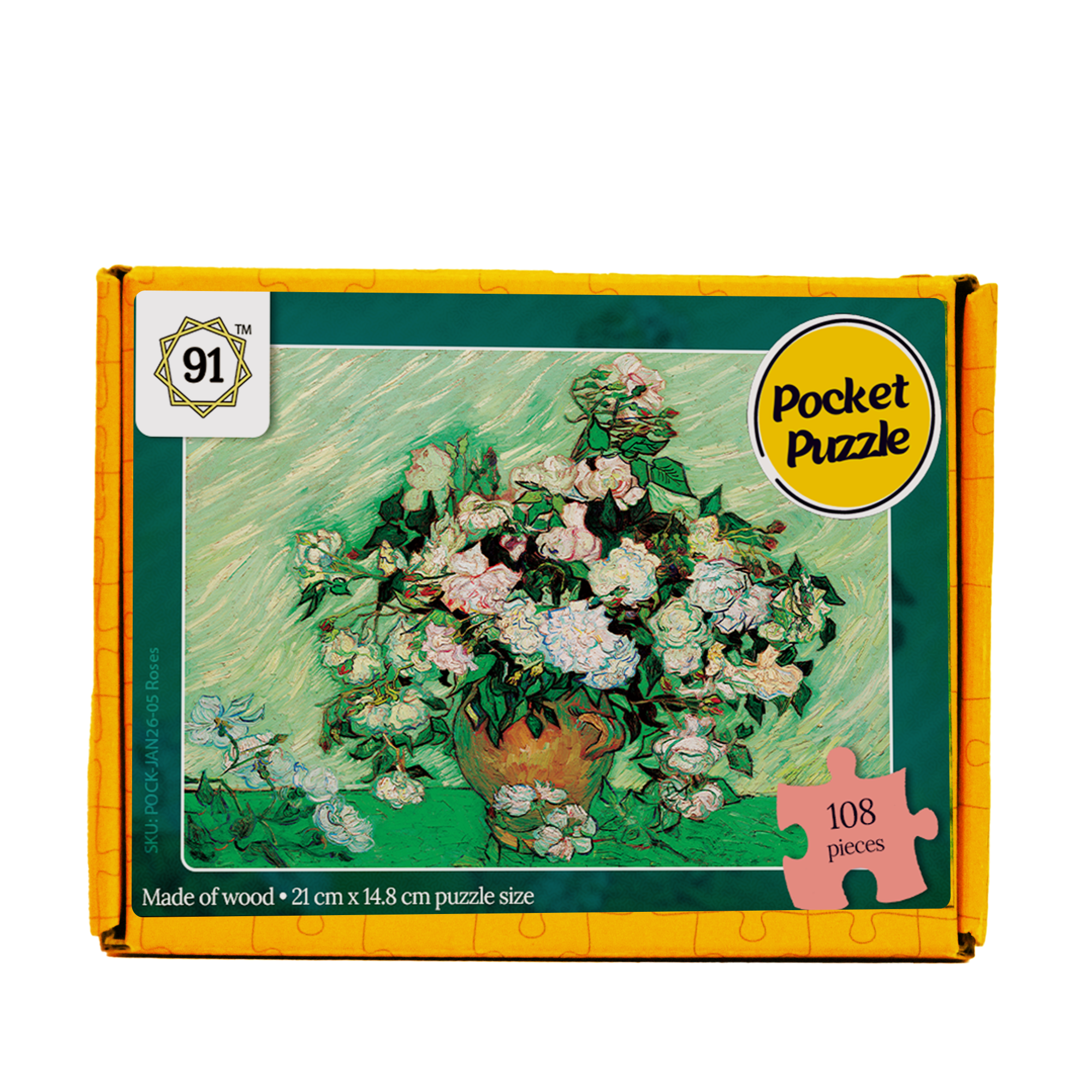 Roses (1890) Pocket Puzzle
