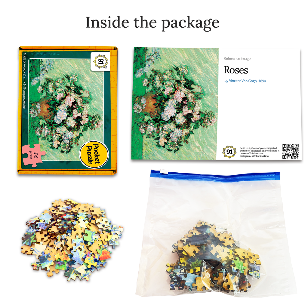 Roses (1890) Pocket Puzzle