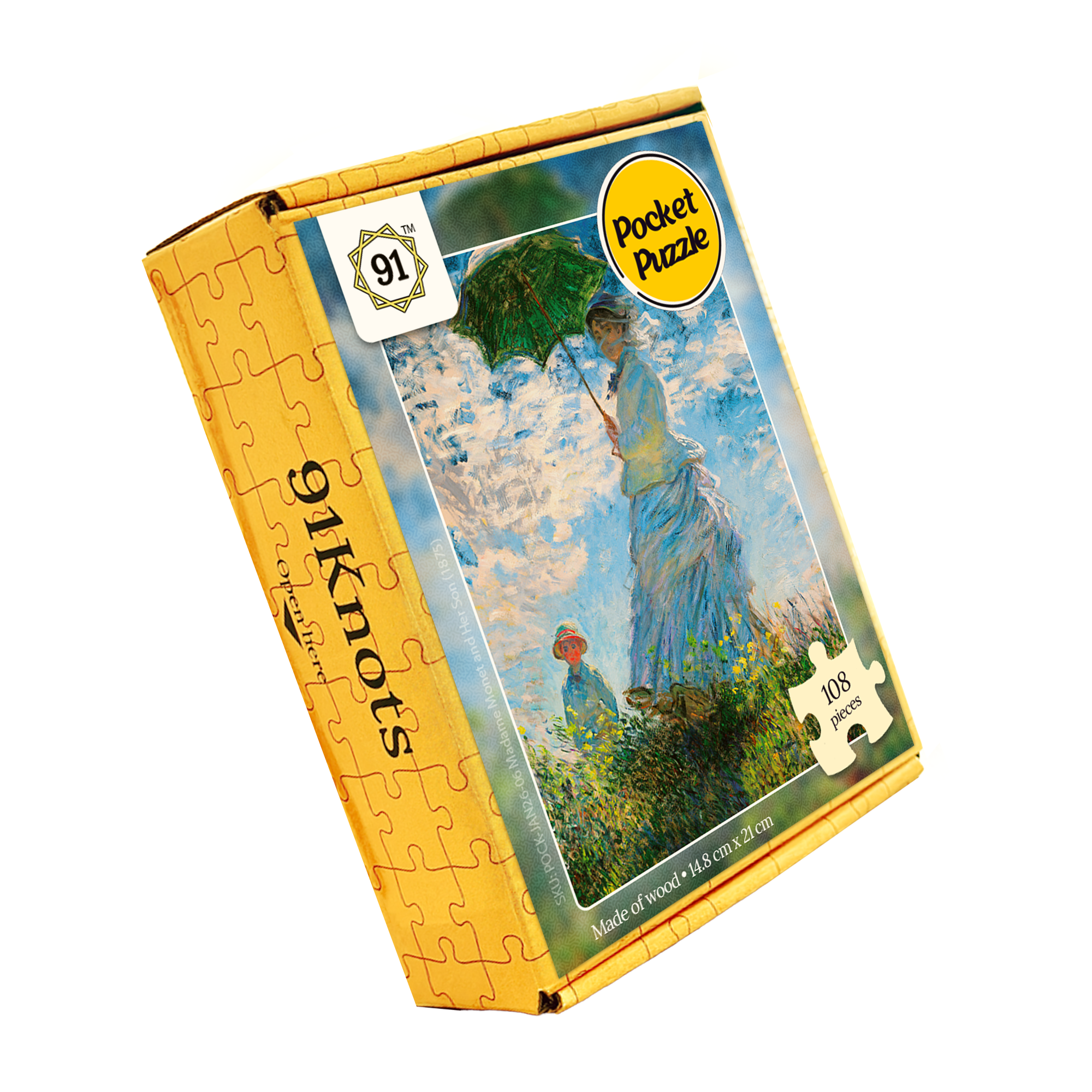 Madame Monet and Her Son (1875) Pocket Puzzle