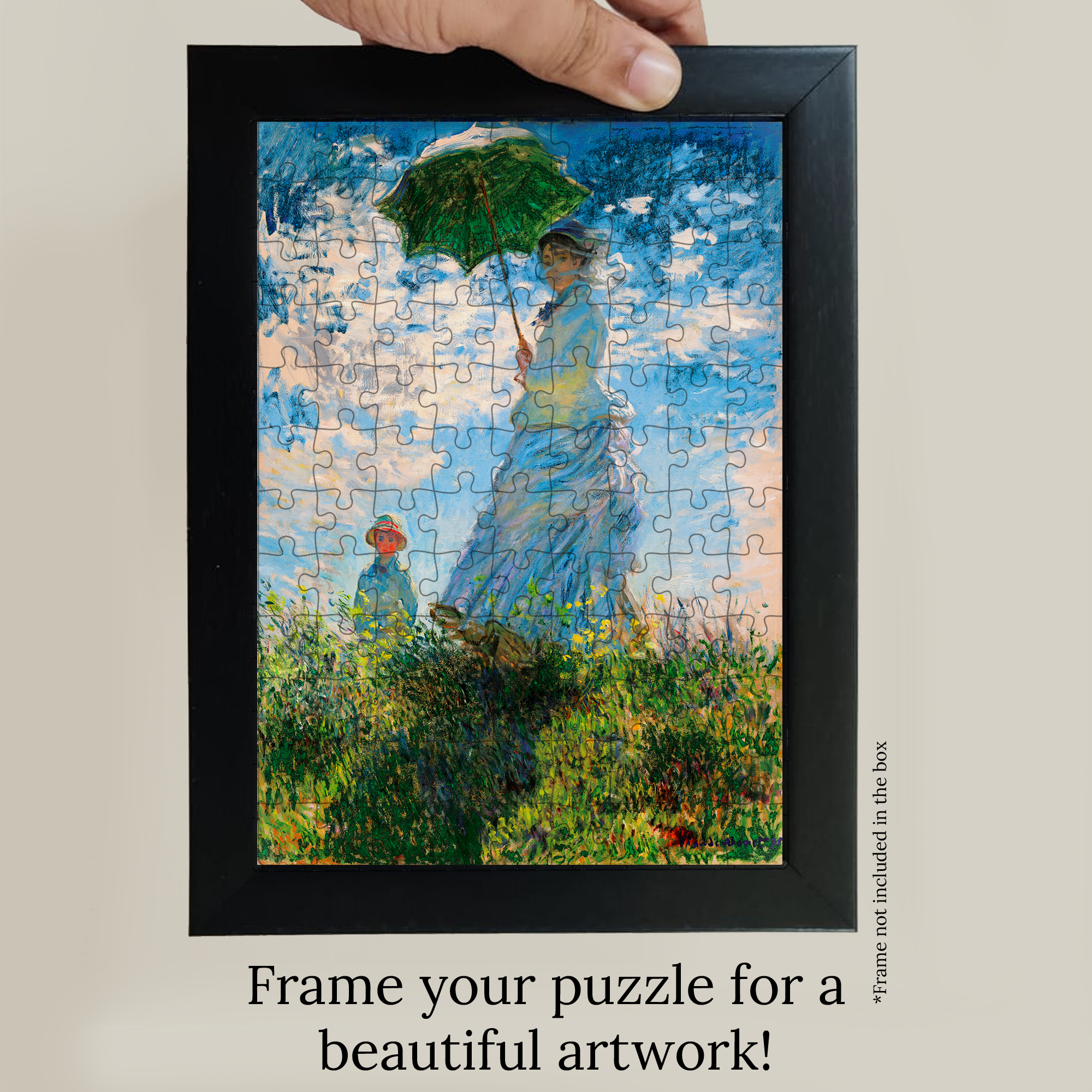 Madame Monet and Her Son (1875) Pocket Puzzle