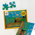 Cliff Walk at Pourville (1882) Pocket Puzzle