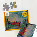 Red Boats at Argenteuil (1875) Pocket Puzzle