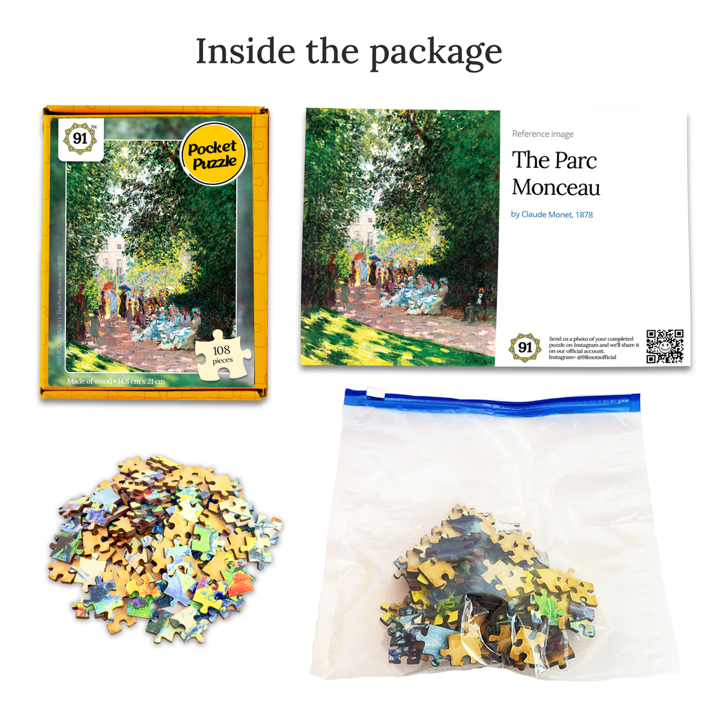 The Parc Monceau (1878) Pocket Puzzle