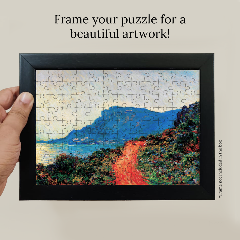 The Corniche near Monaco (1884) Pocket Puzzle