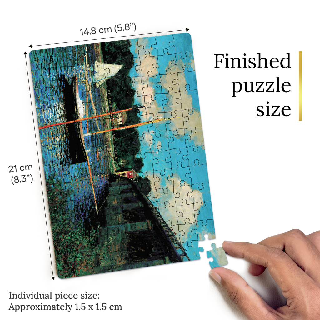 The Bridge at Argenteuil (1874) Pocket Puzzle