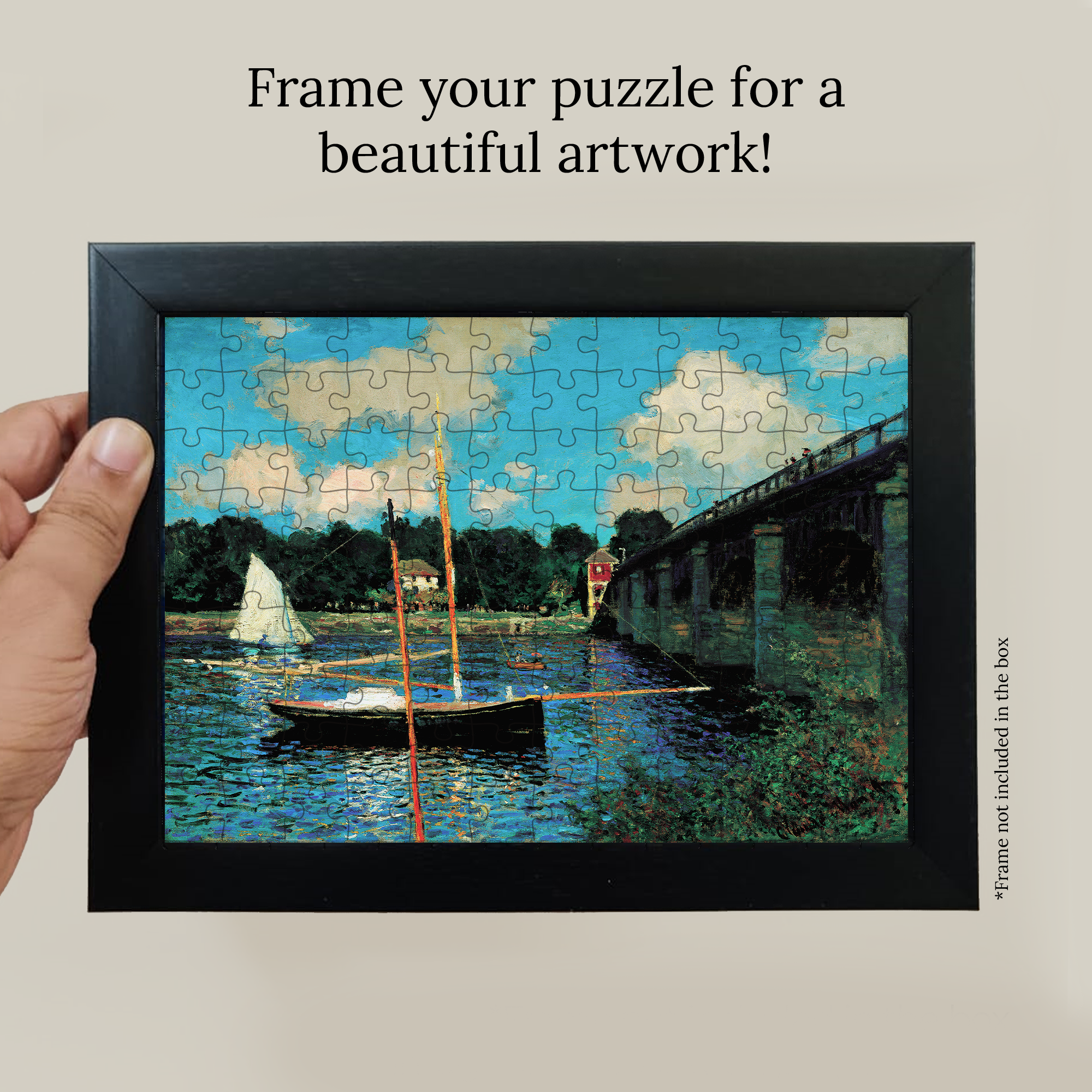 The Bridge at Argenteuil (1874) Pocket Puzzle