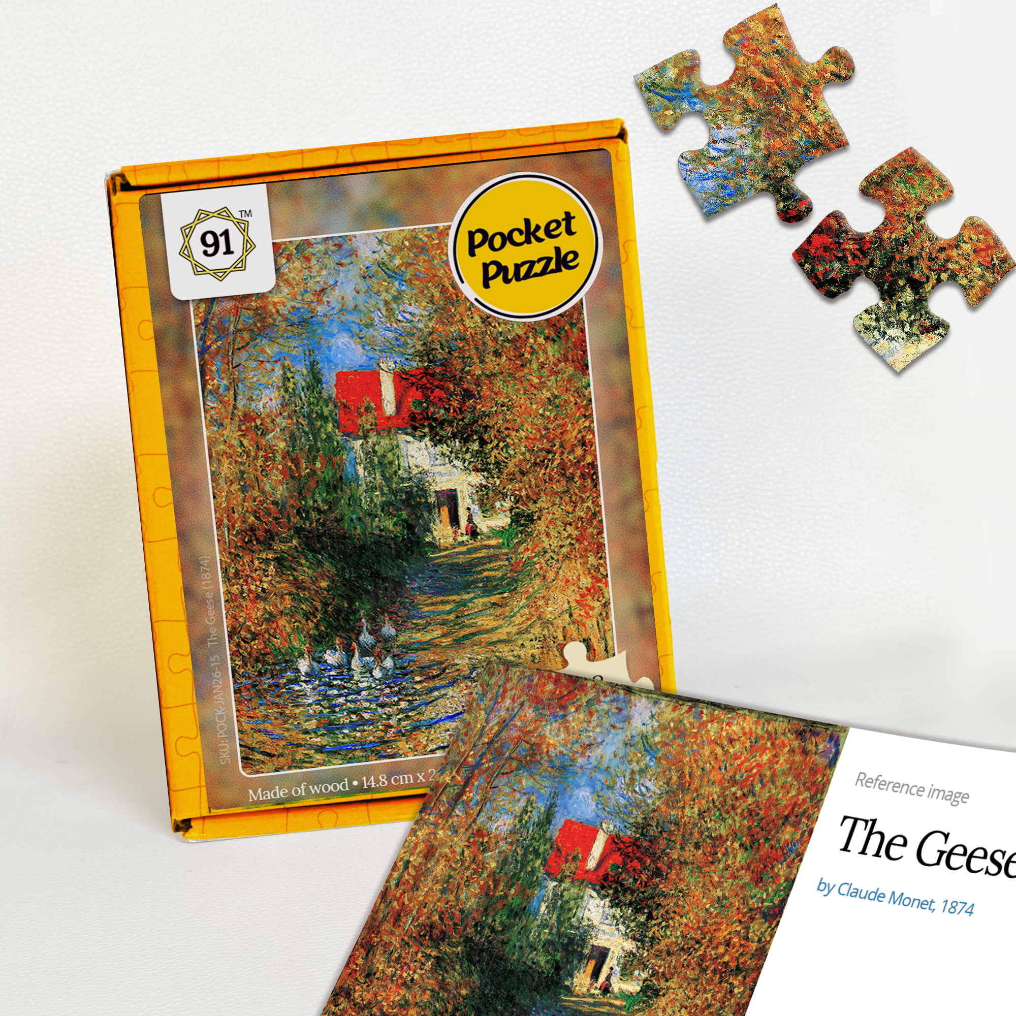 The Geese (1874) Pocket Puzzle