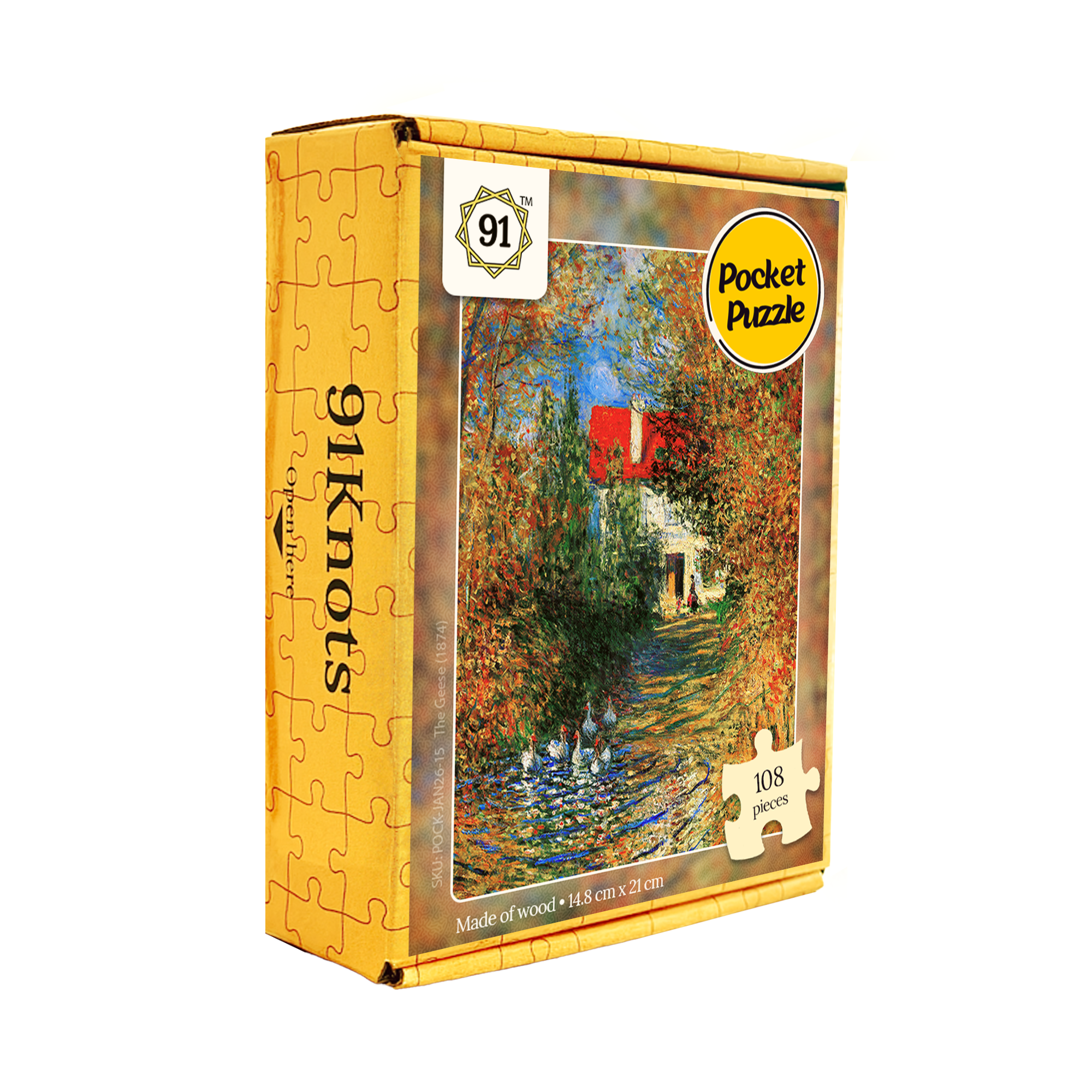 The Geese (1874) Pocket Puzzle