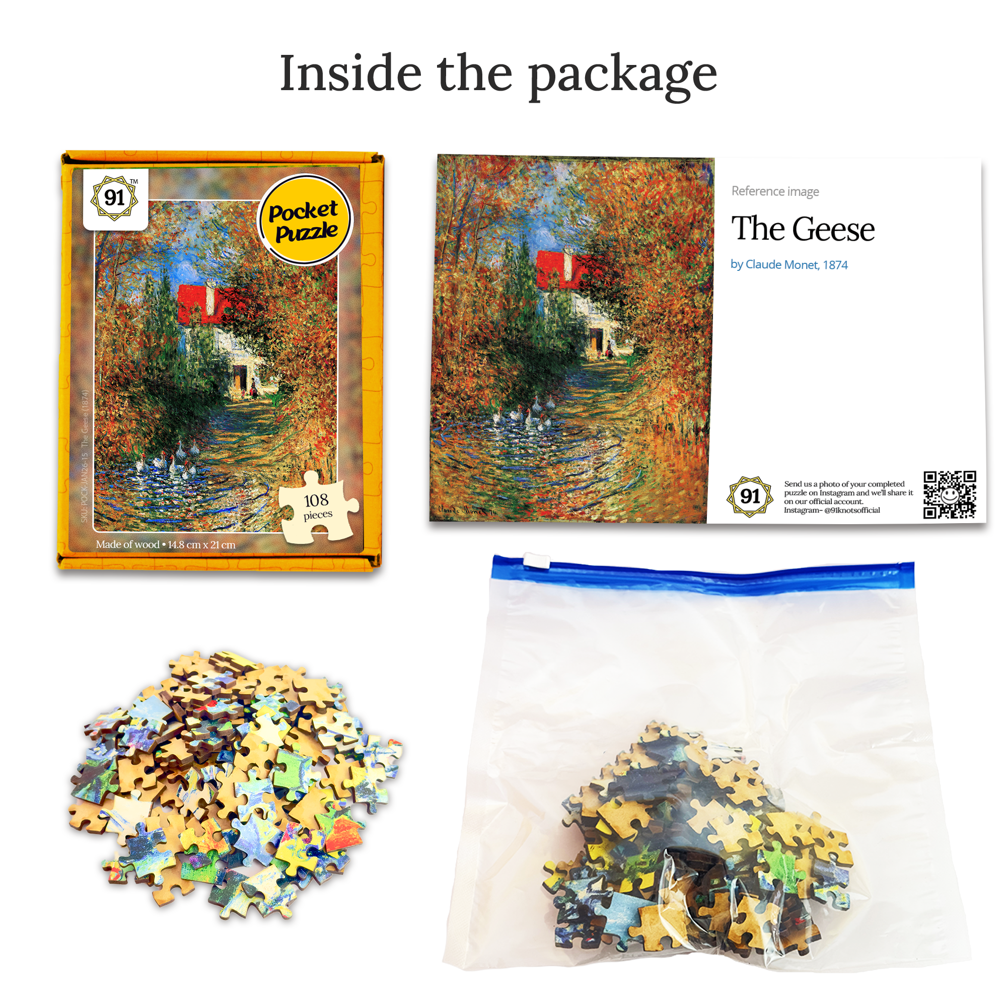 The Geese (1874) Pocket Puzzle