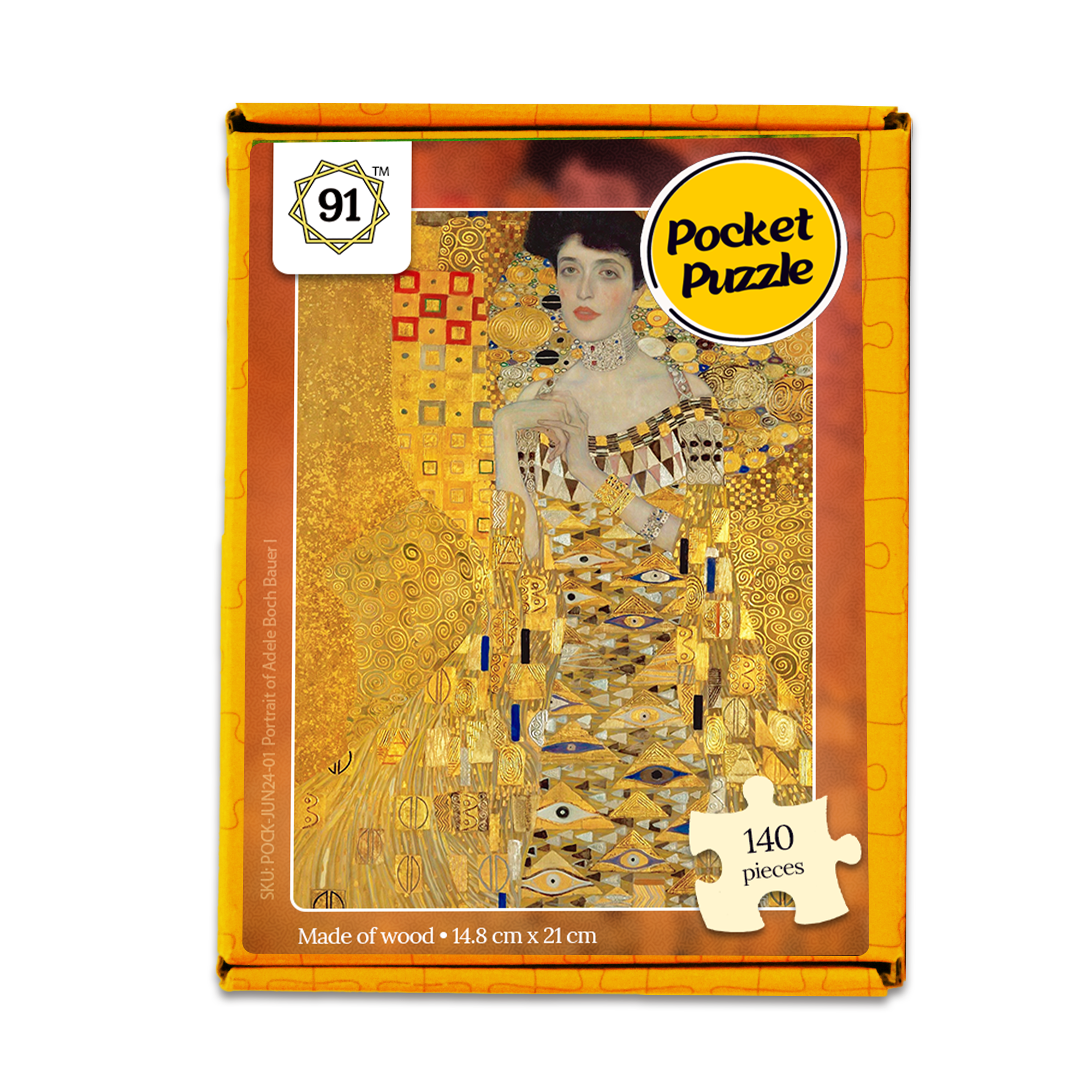 Portrait of Adele Bloch-Bauer I/ Lady in Gold Pocket Puzzle