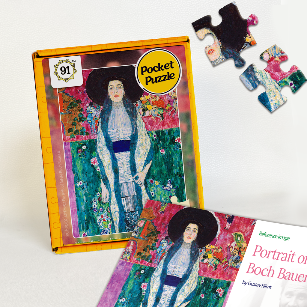 Portrait of Adele Bloch-Bauer II Pocket Puzzle