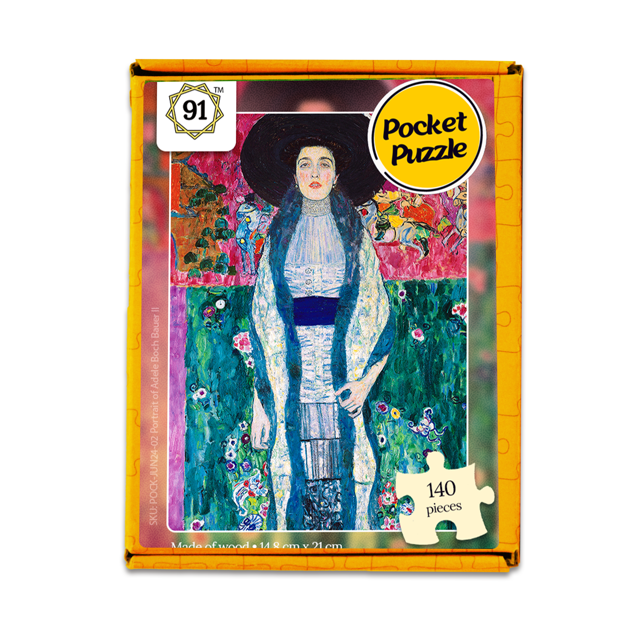 Portrait of Adele Bloch-Bauer II Pocket Puzzle