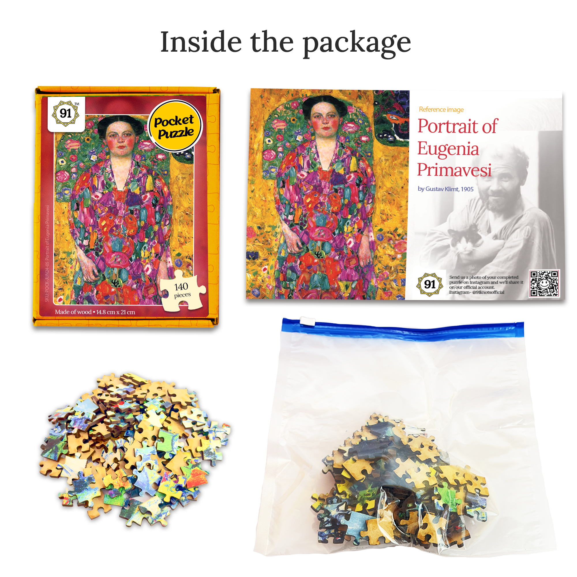 Portait of Eugenia Primavesi Pocket Puzzle
