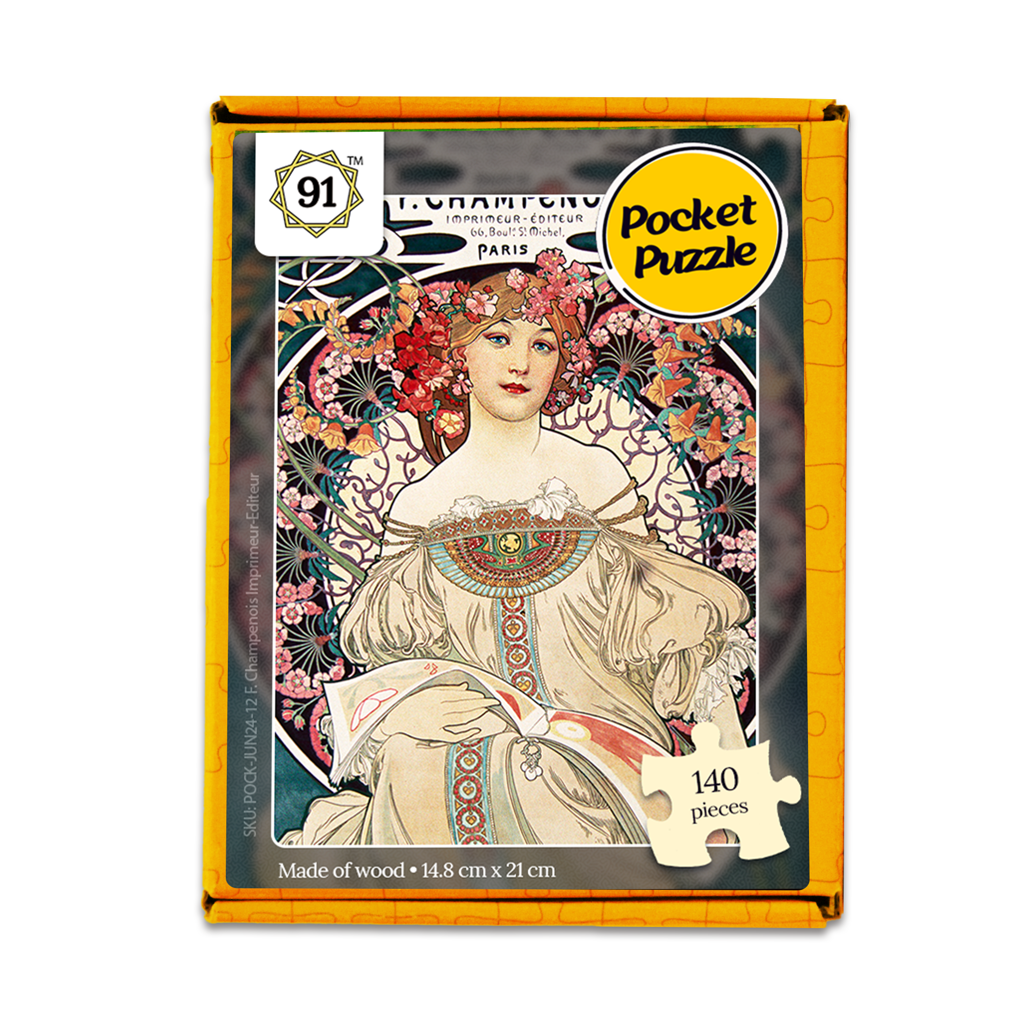 F. Champenois Imprimeur-Editeur Pocket Puzzle