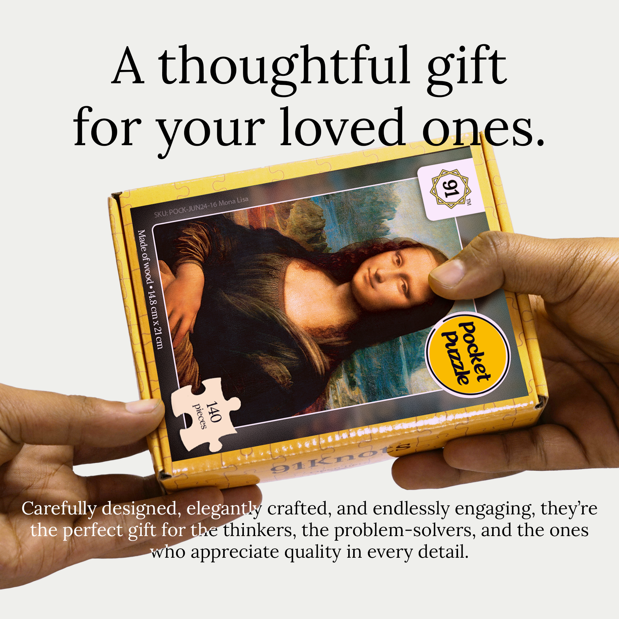 Mona Lisa Pocket Puzzle