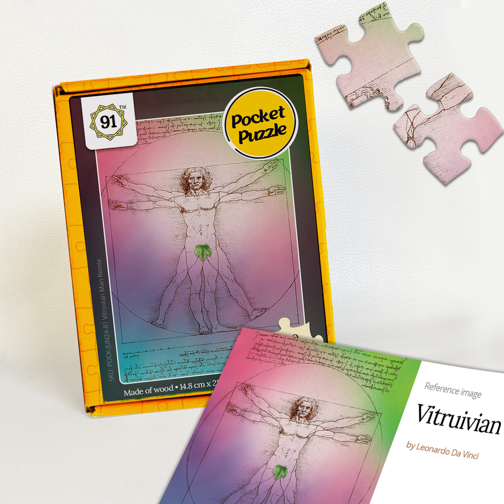 Vitruvian Man Pocket Puzzle
