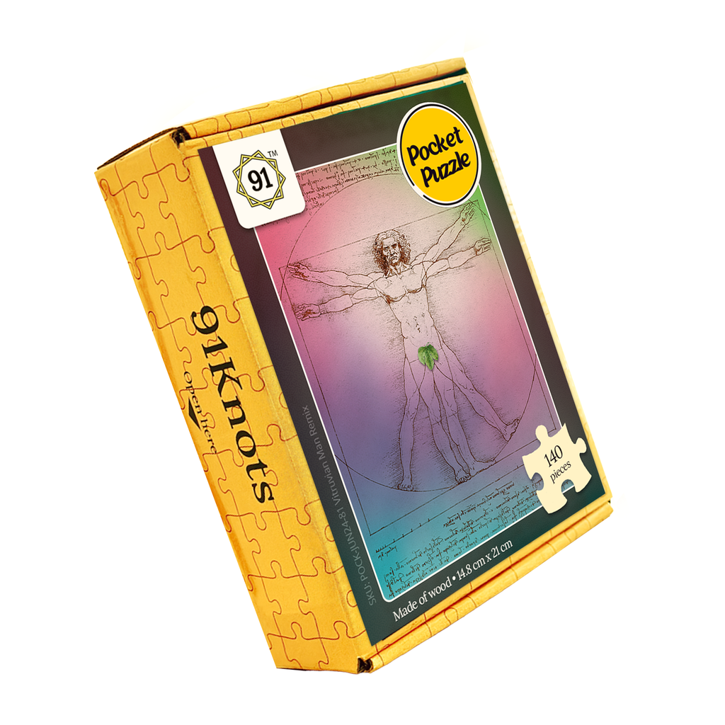 Vitruvian Man Pocket Puzzle