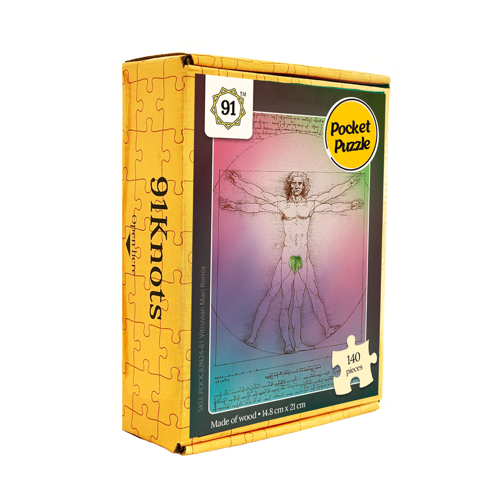 Vitruvian Man Pocket Puzzle
