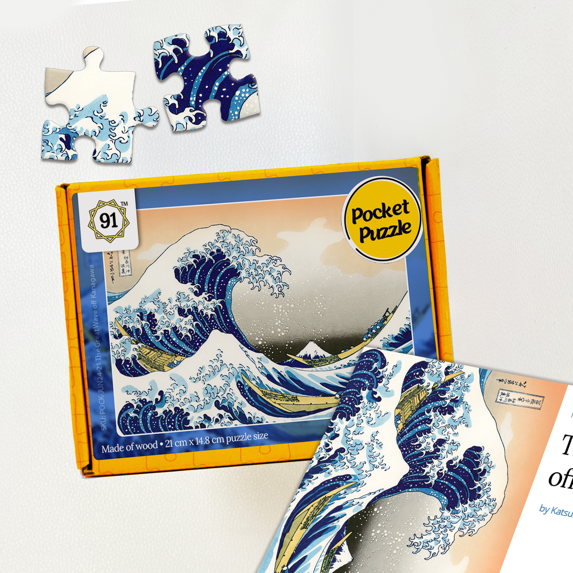 Great Wave off Kanagawa Pocket Puzzle