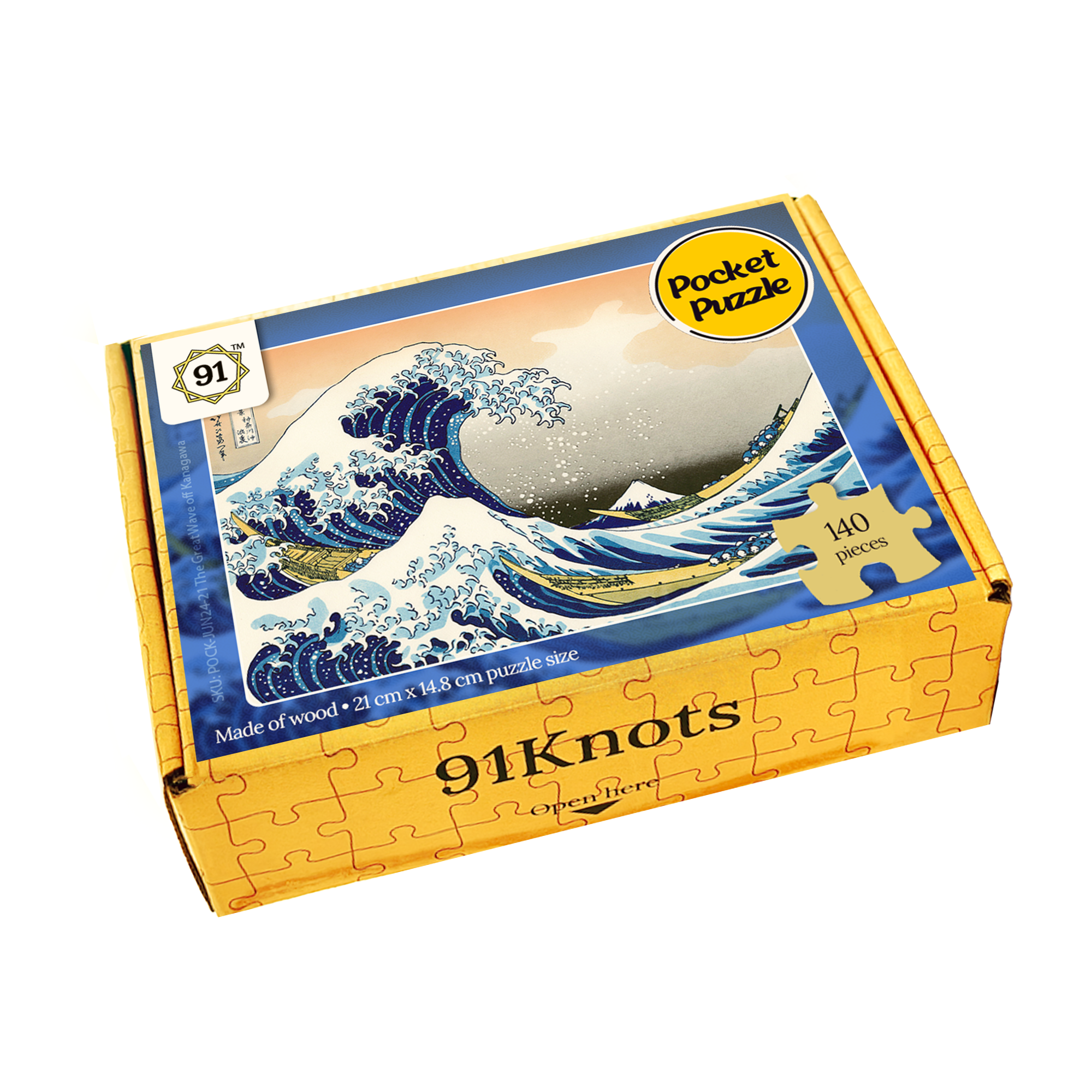 Great Wave off Kanagawa Pocket Puzzle