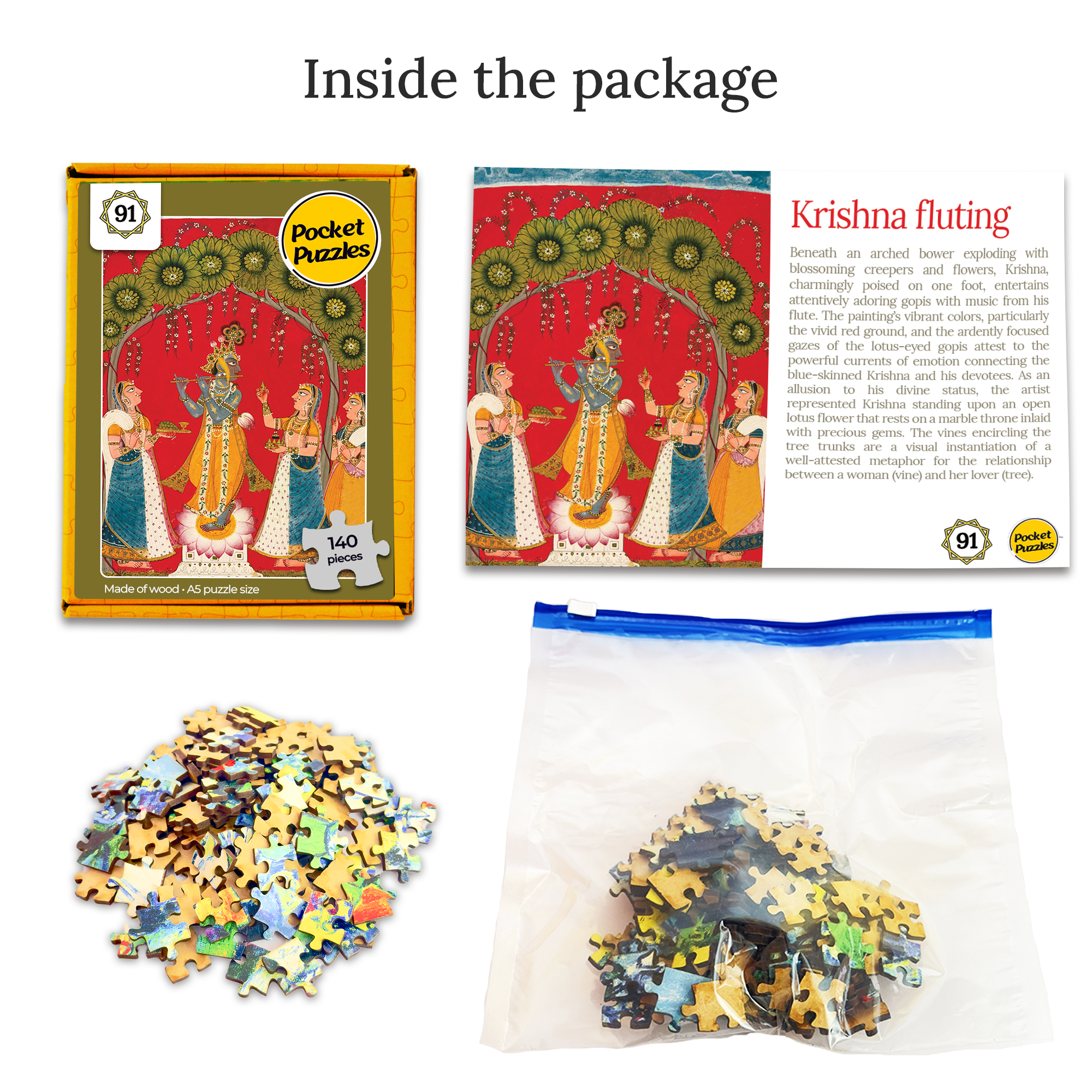Krishna Fluting Pocket Puzzle