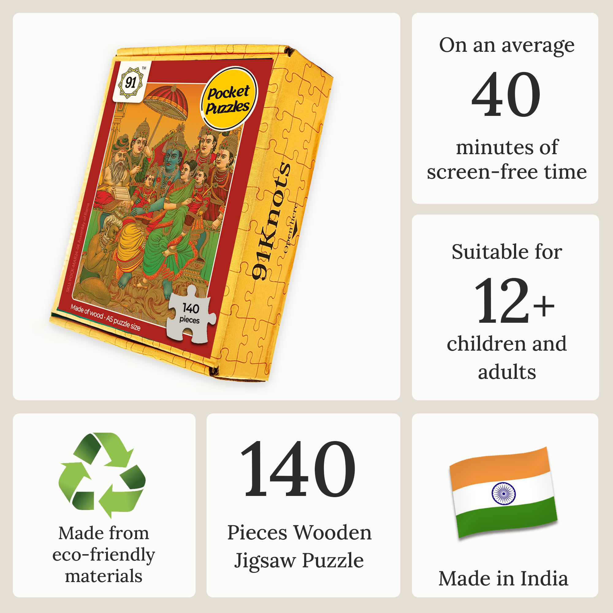 Uttara Rama Charitra, Assembly of Rama Pocket Puzzle