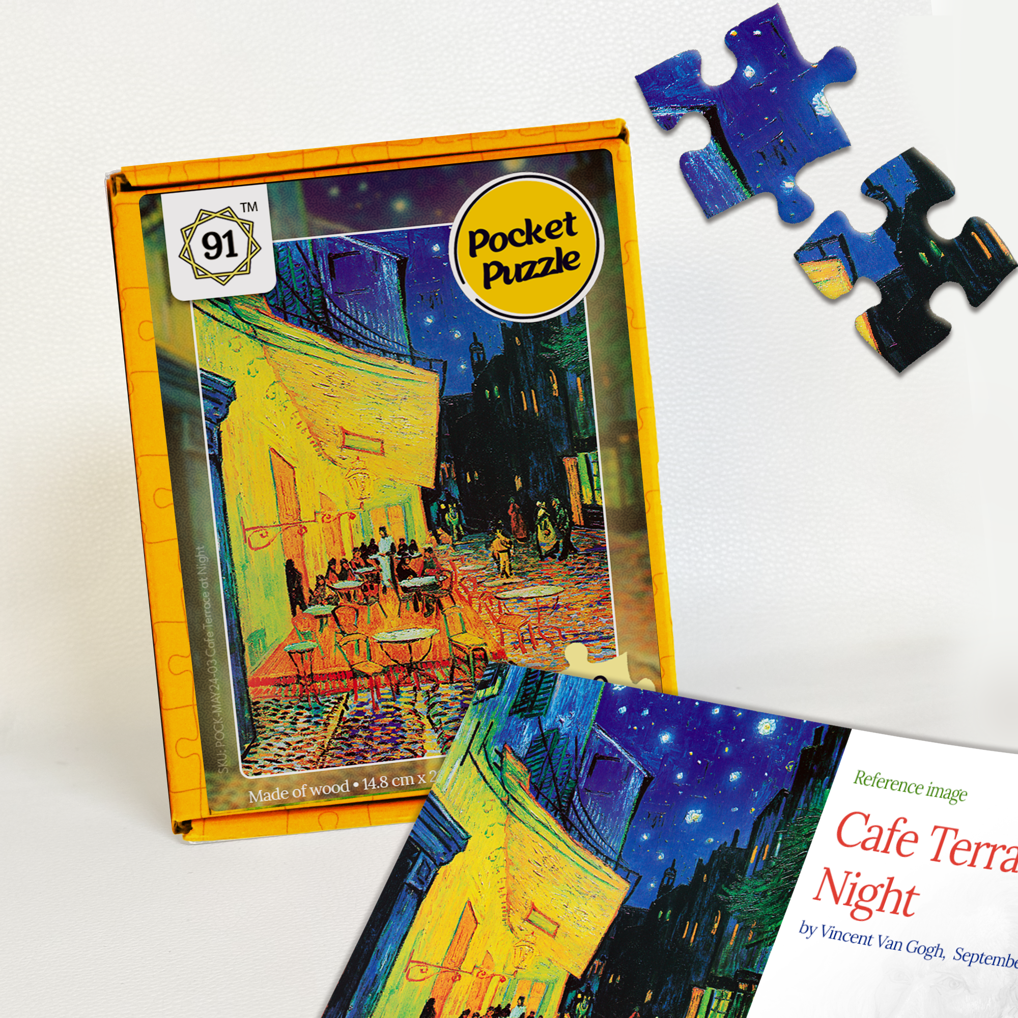 Cafe Terrace at Night Pocket Puzzle