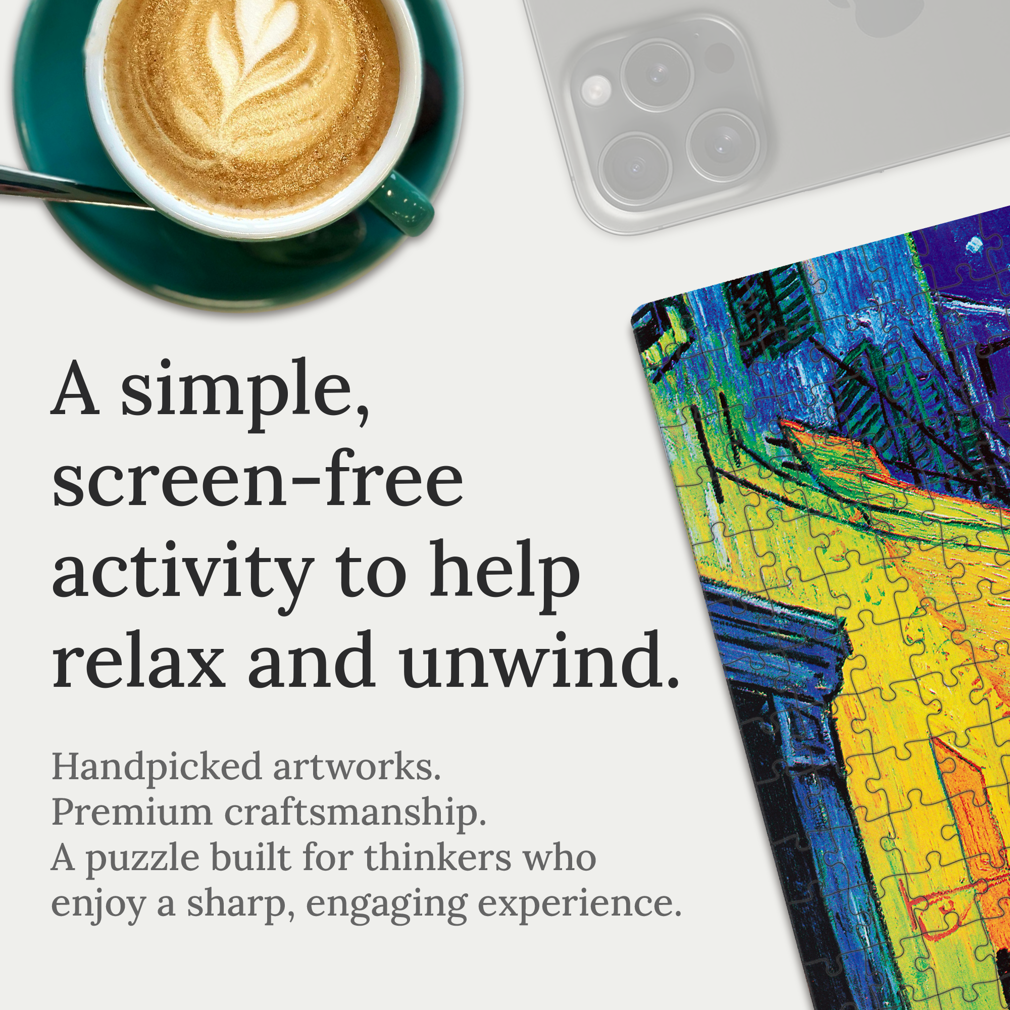 Cafe Terrace at Night Pocket Puzzle