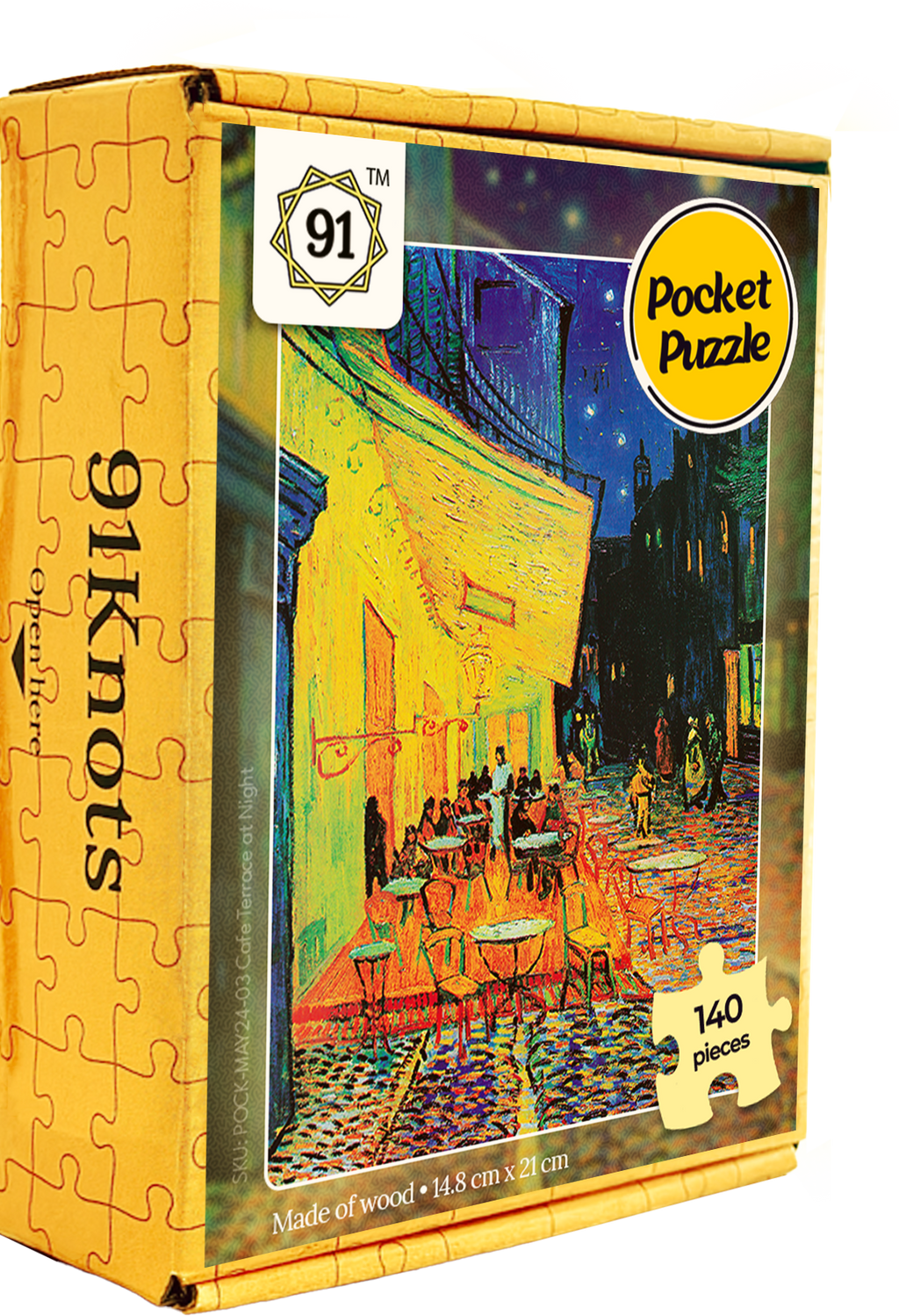 Cafe Terrace at Night Pocket Puzzle