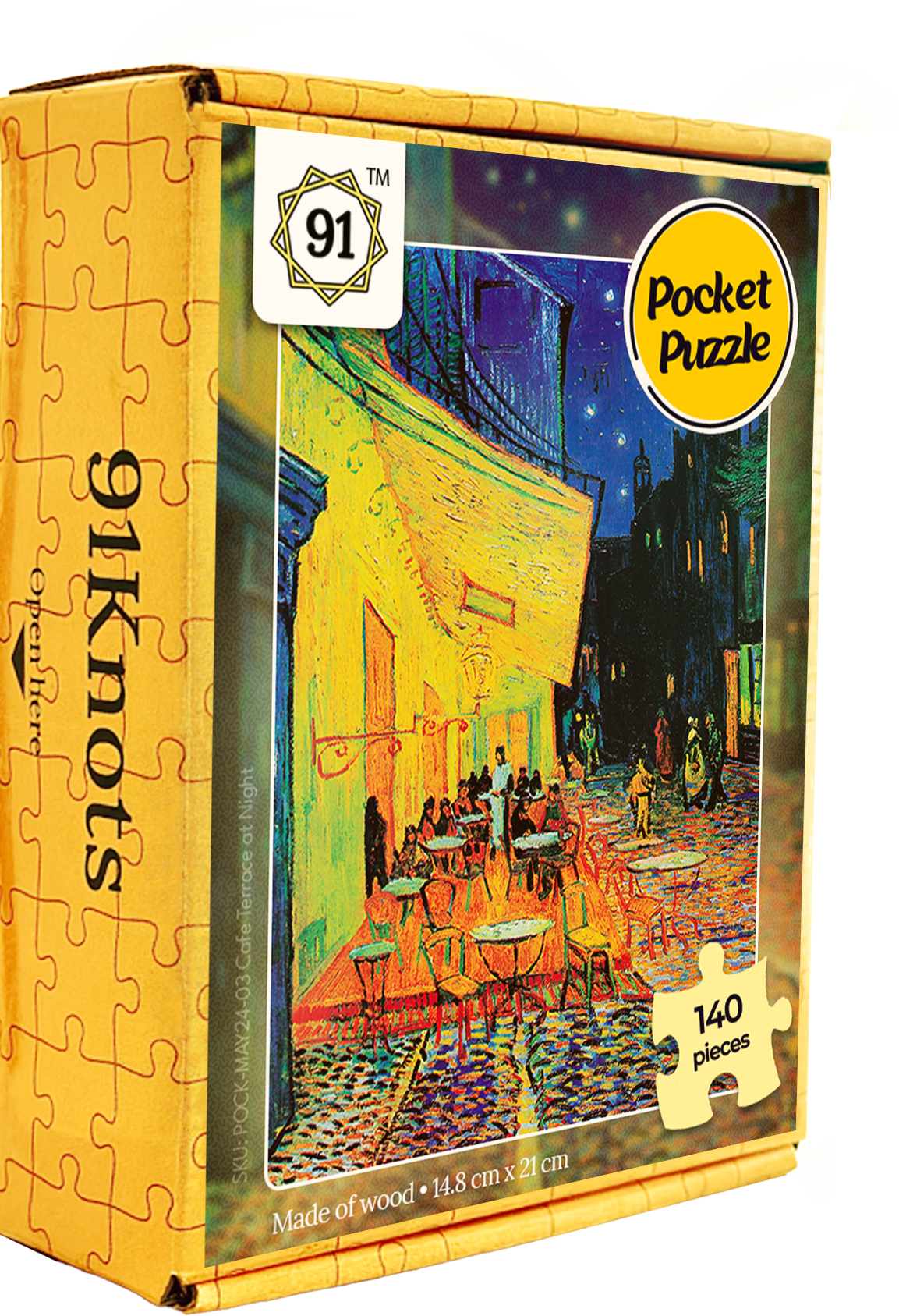 Cafe Terrace at Night Pocket Puzzle