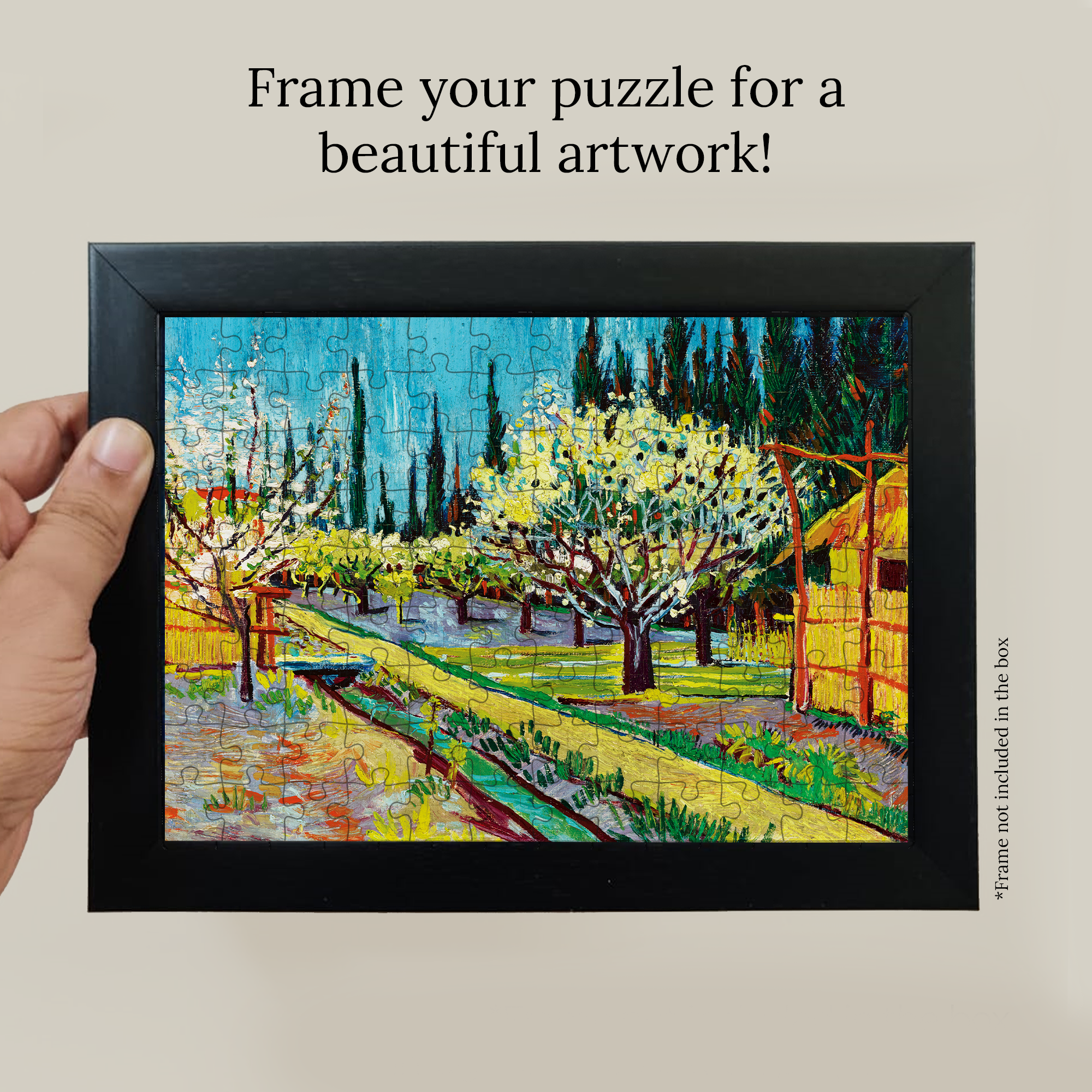 Orchard bordered by Cypresses Pocket Puzzle
