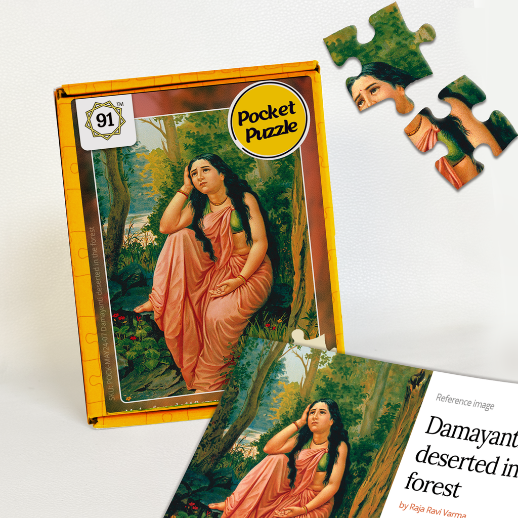 Damayanti deserted in the forest Pocket Puzzle