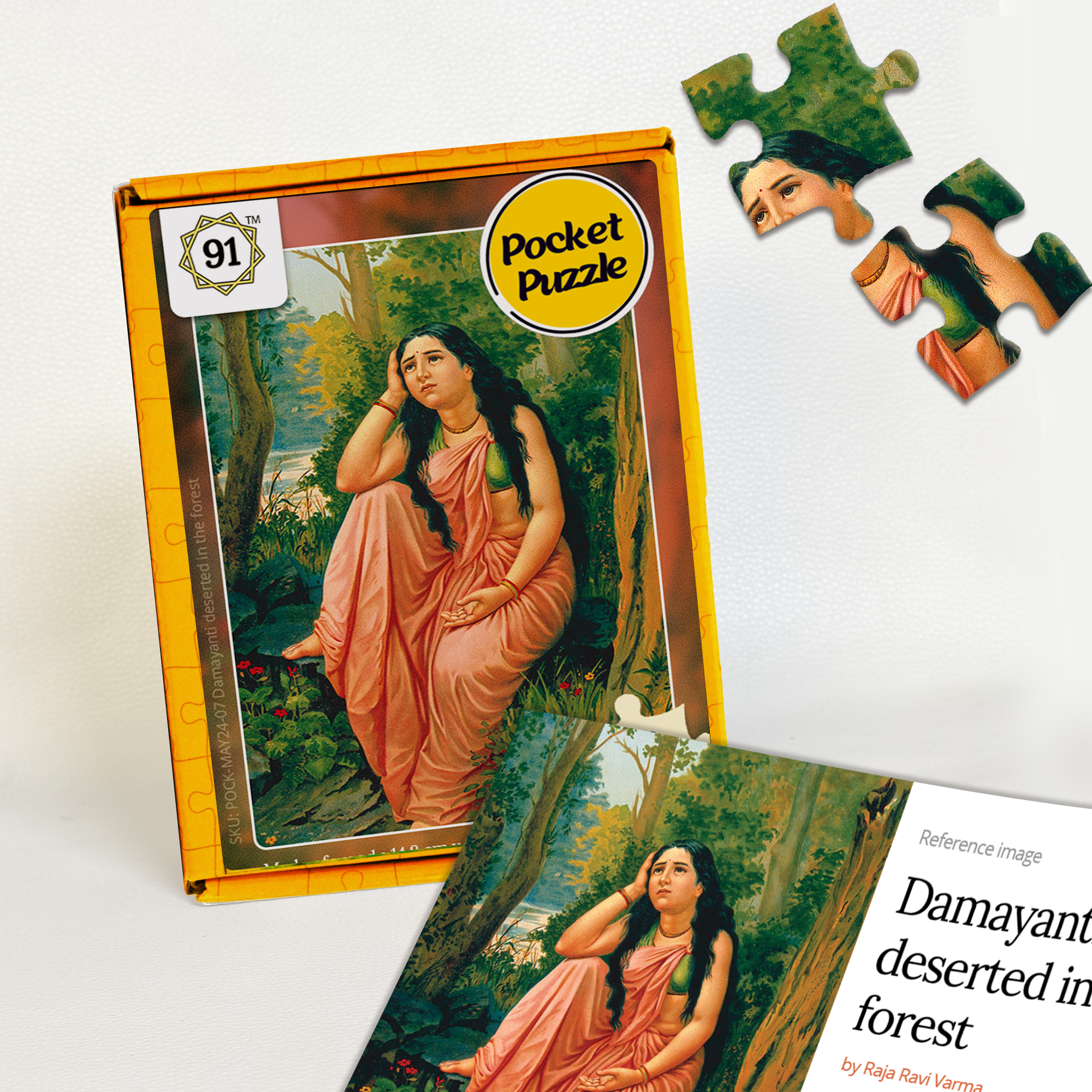 Damayanti deserted in the forest Pocket Puzzle