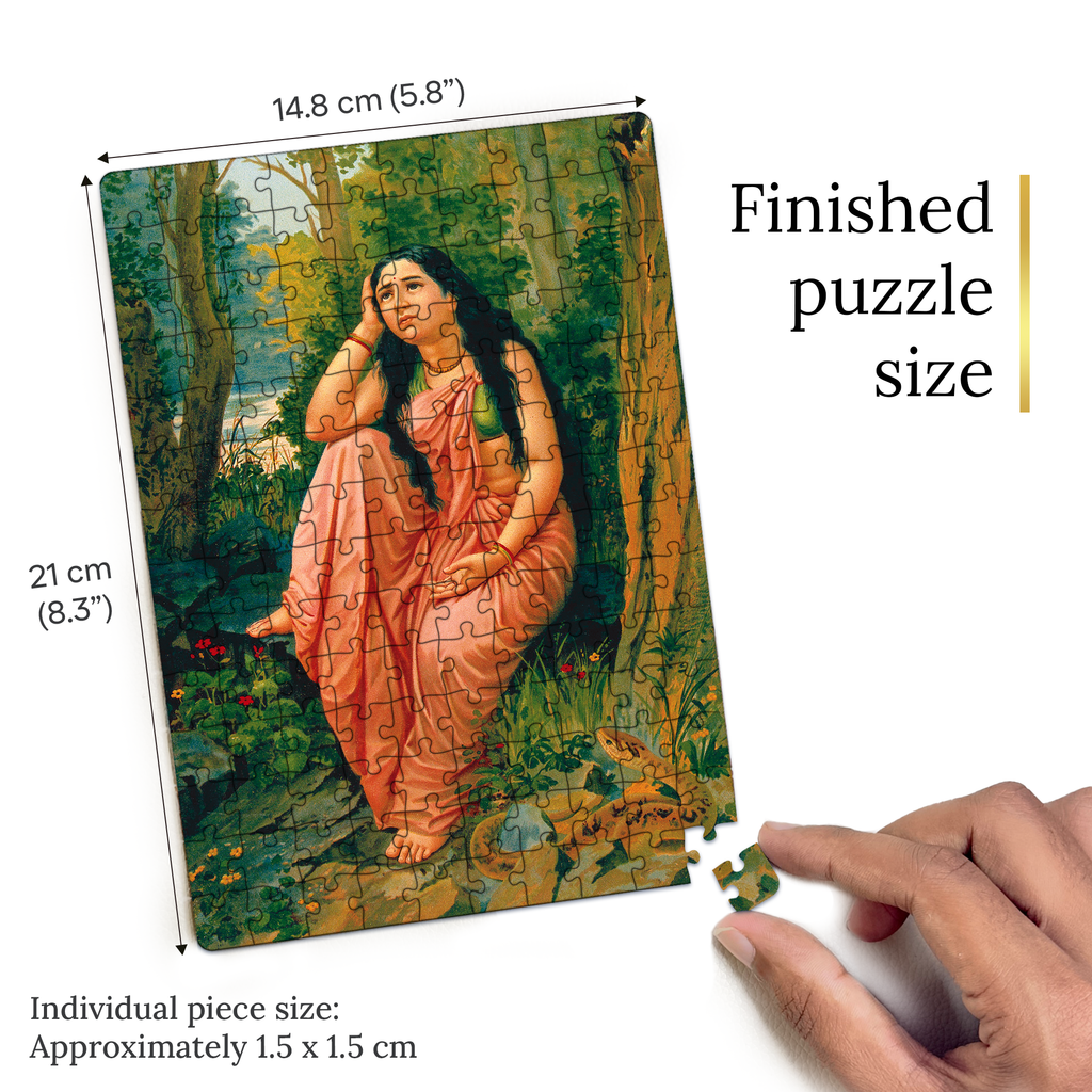Damayanti deserted in the forest Pocket Puzzle