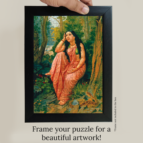 Damayanti deserted in the forest Pocket Puzzle