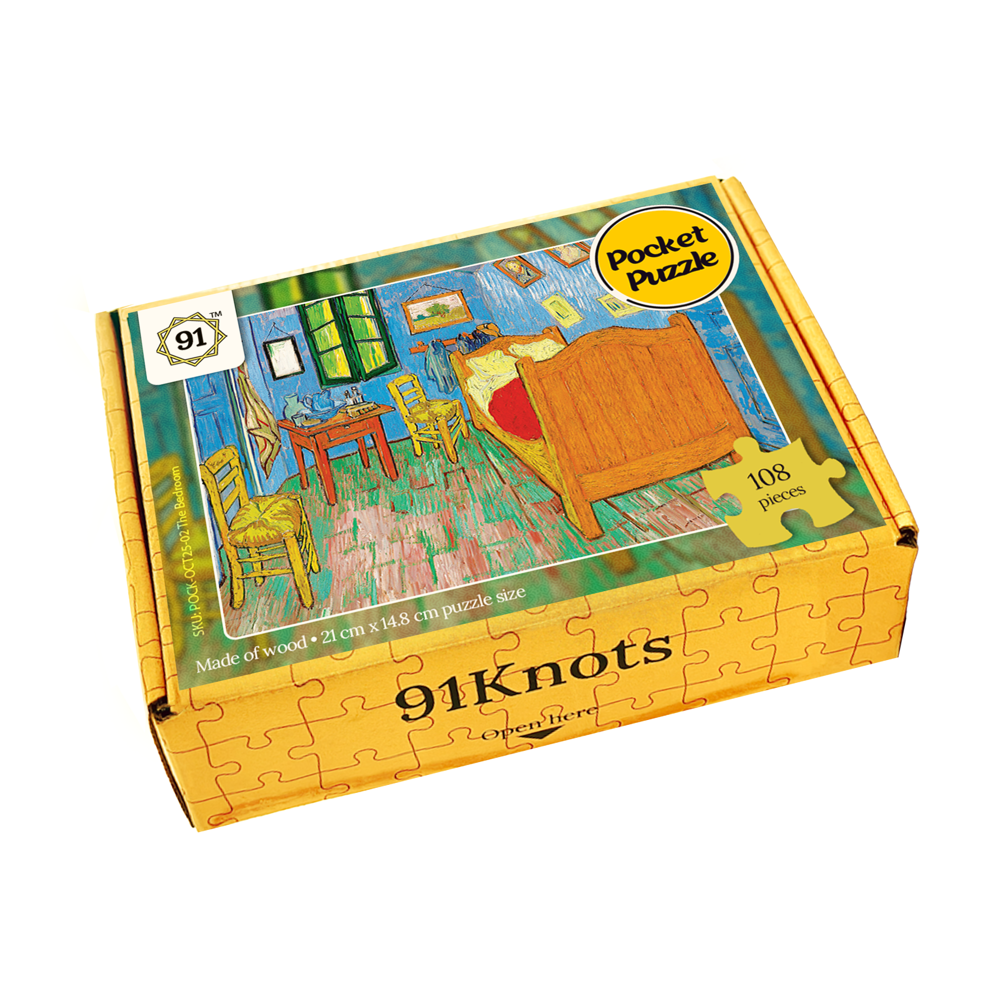 The Bedroom (1889) Pocket Puzzle