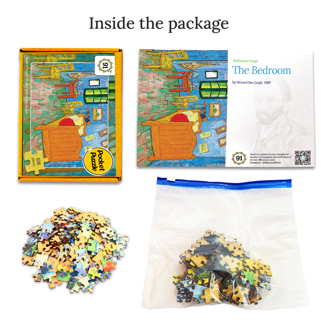 The Bedroom (1889) Pocket Puzzle