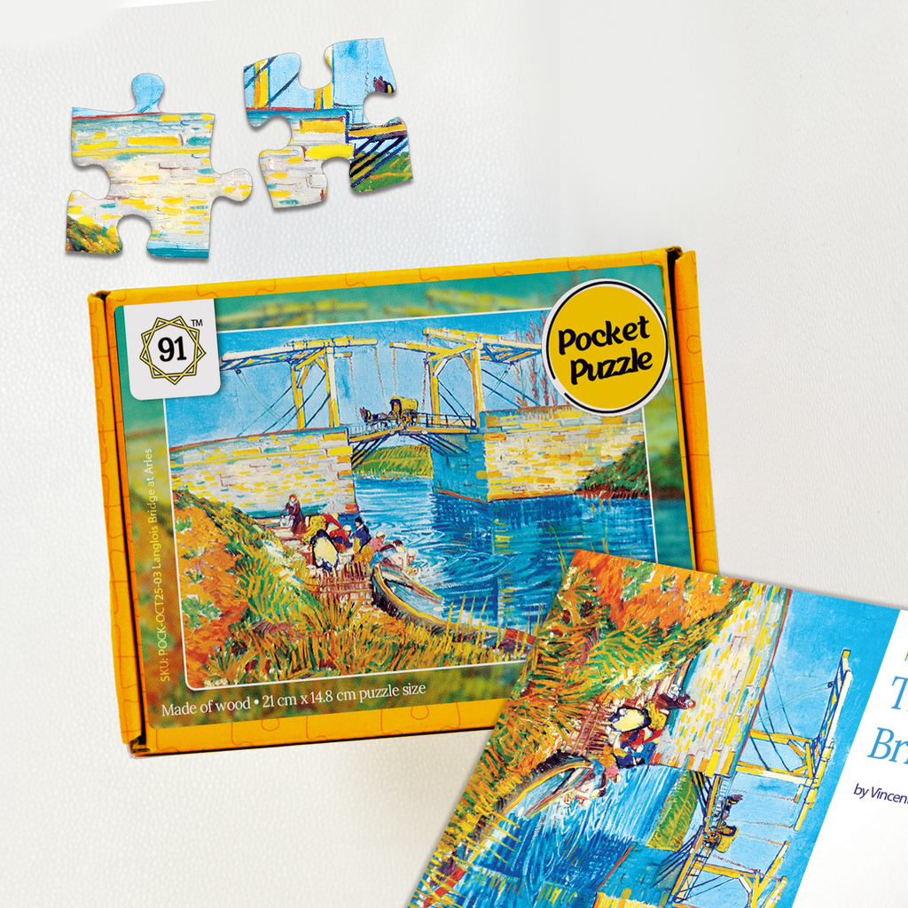 The Langlois Bridge at Arles (1888) Pocket Puzzle
