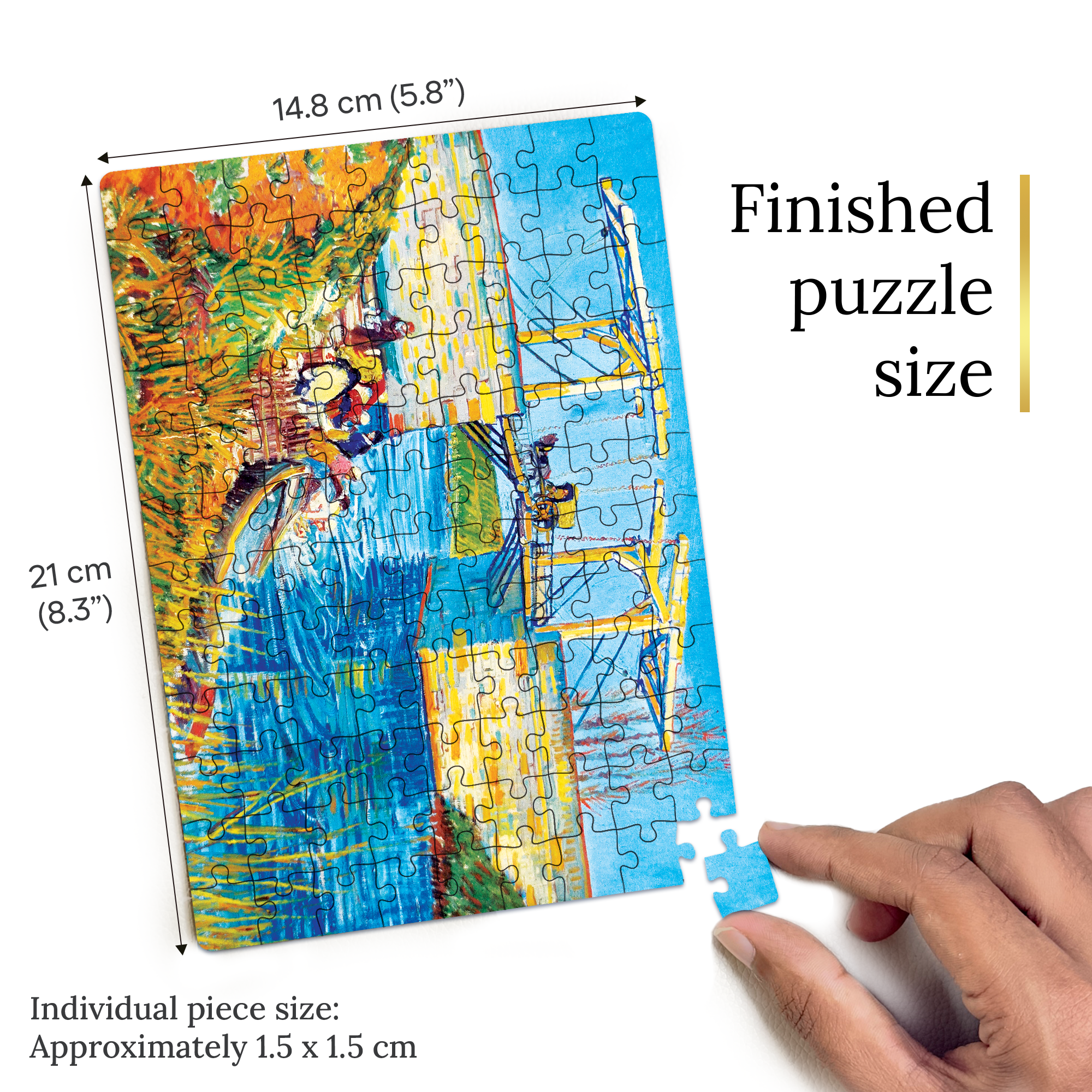 The Langlois Bridge at Arles (1888) Pocket Puzzle