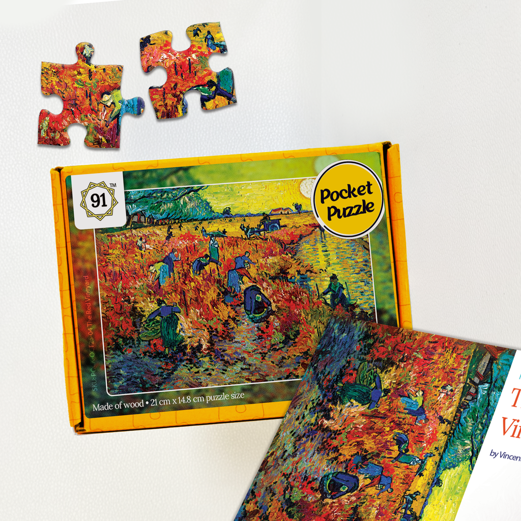 The Red Vineyard (1888) Pocket Puzzle