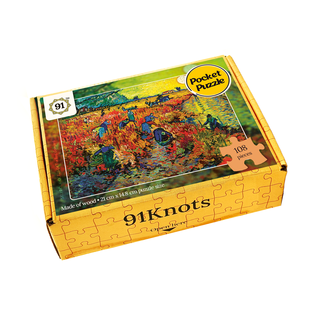 The Red Vineyard (1888) Pocket Puzzle