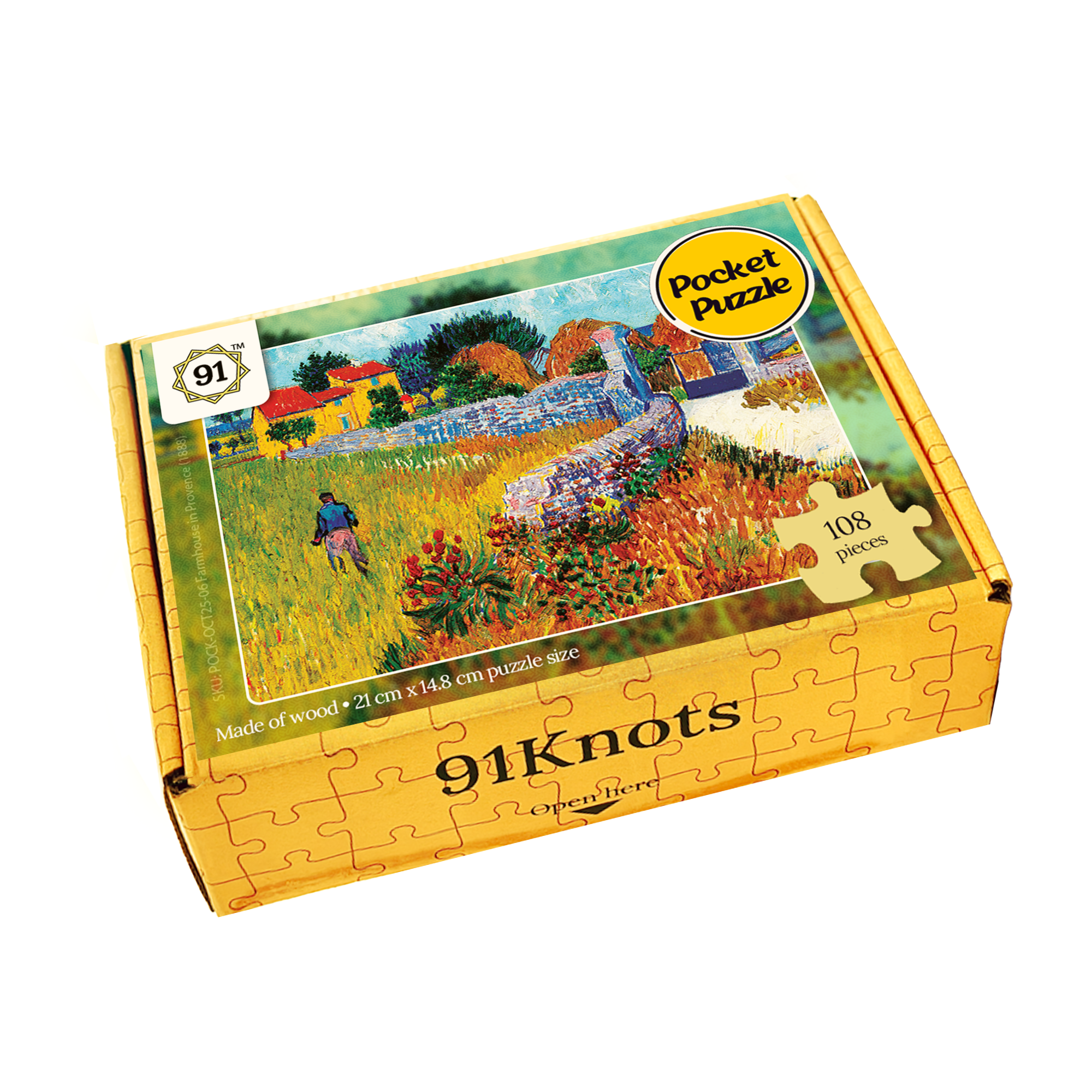 Farmhouse in Provence (1888) Pocket Puzzle