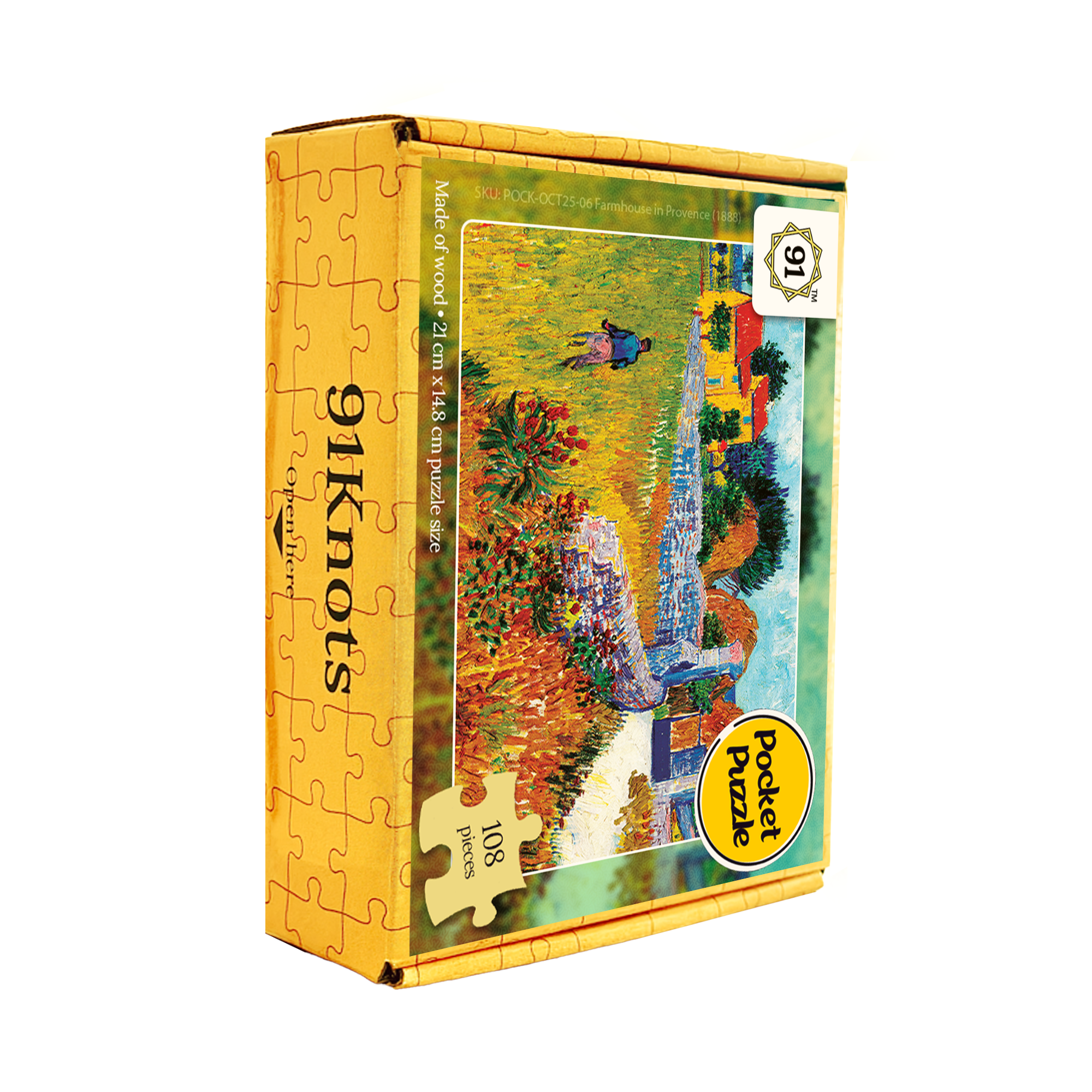 Farmhouse in Provence (1888) Pocket Puzzle