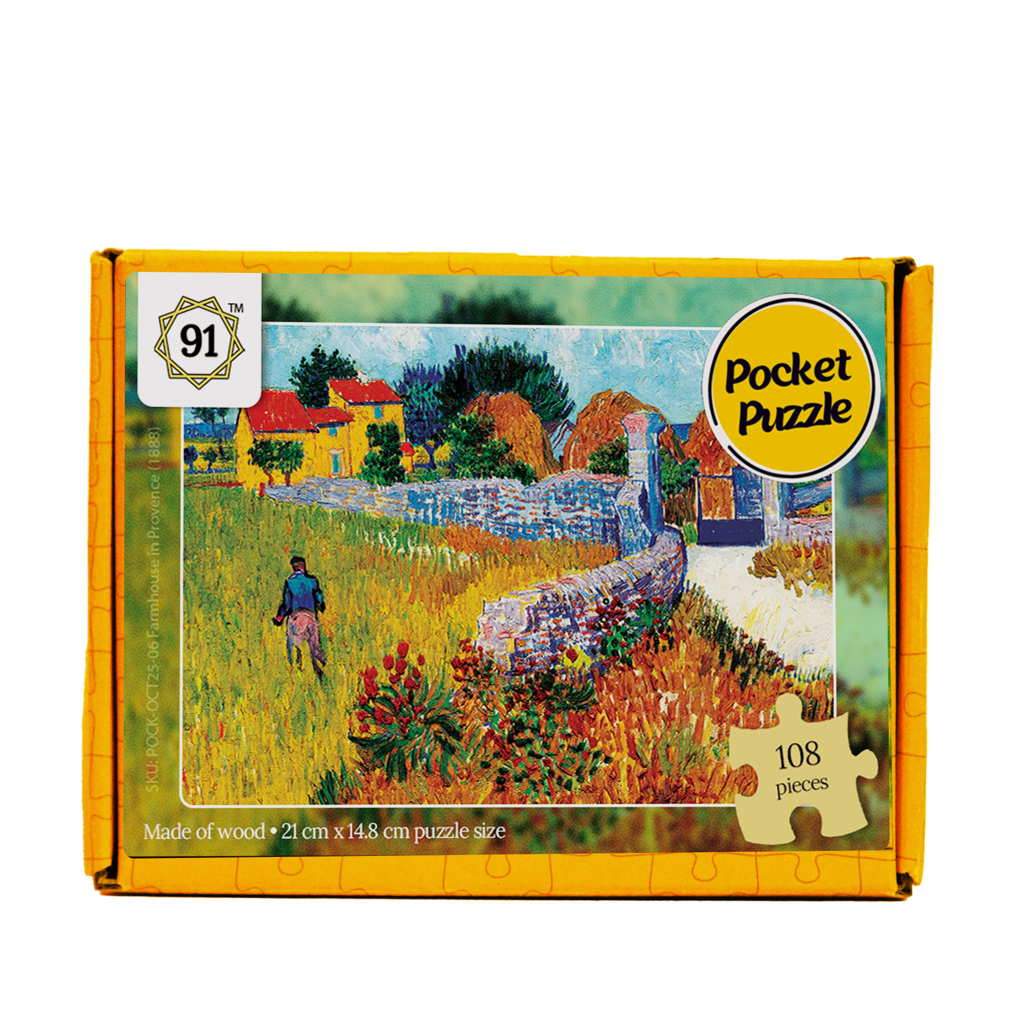 Farmhouse in Provence (1888) Pocket Puzzle